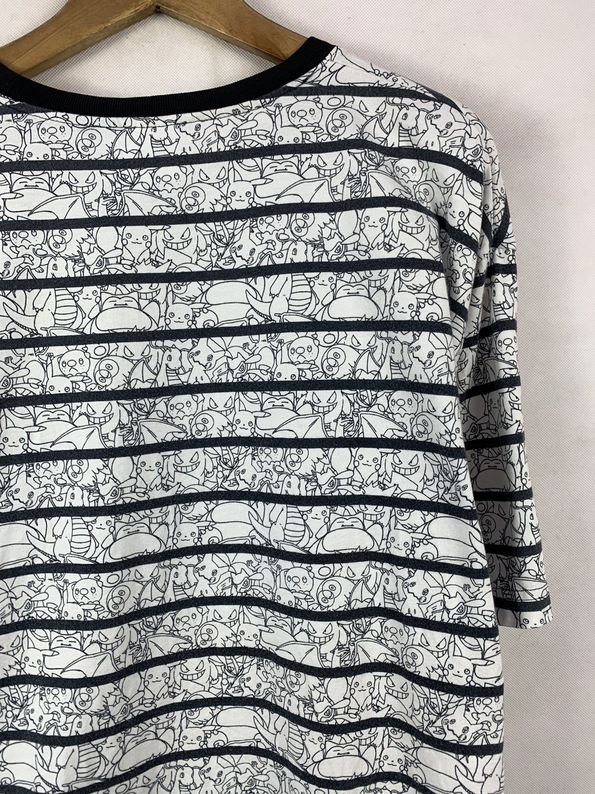 GU × Pokemon Steals! Pokemon Fullprint Overprint Anime Cartoon Tee by GU Size US M / EU 48-50 / 2 - 6 Thumbnail