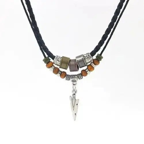 Jewelry Vintage Layer Tribal Arrow Pendant Necklace Size ONE SIZE - 4 Thumbnail