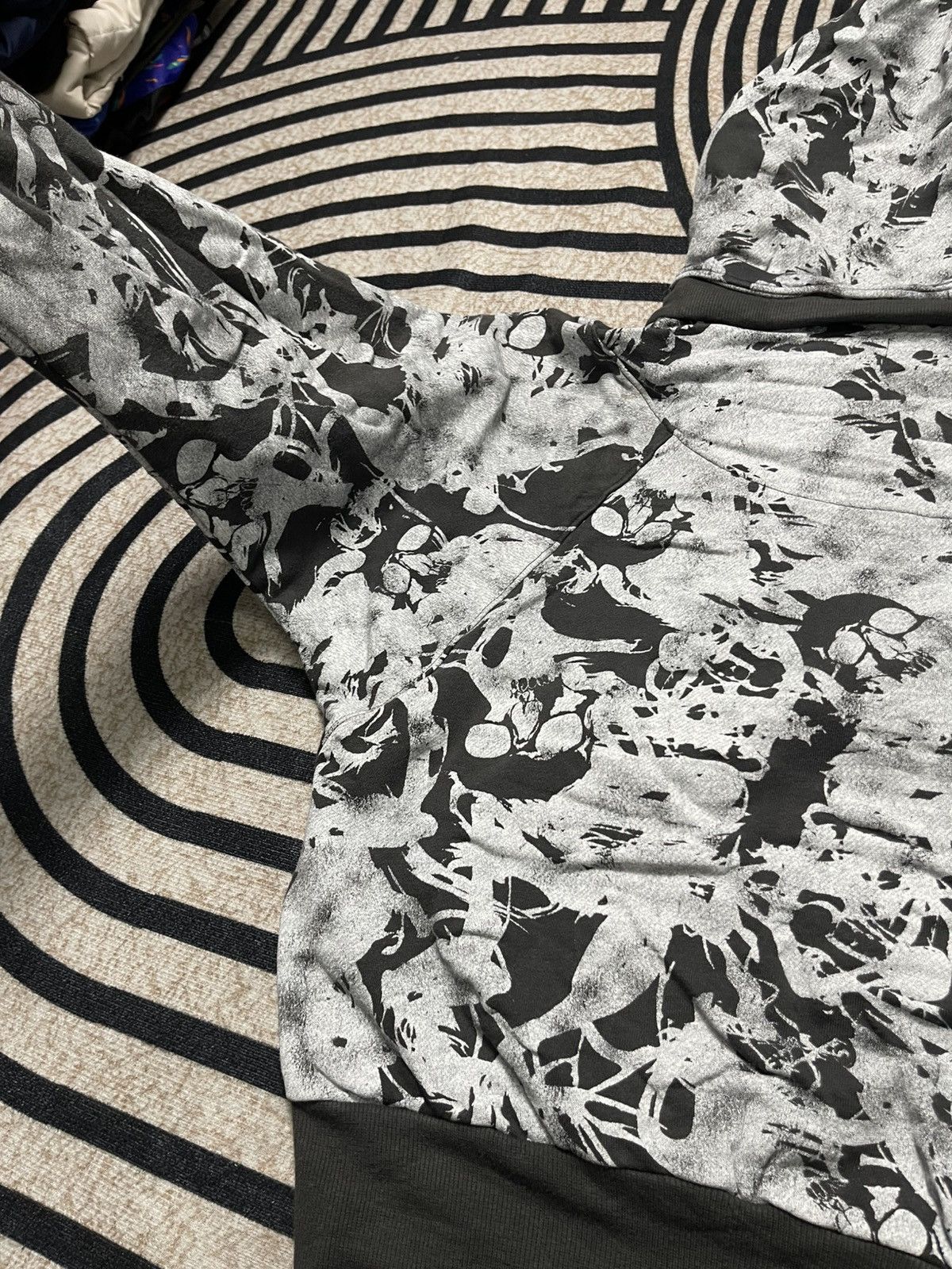 Seditionaries 00s HEAVEN AND EARTH DYE SKULL OVP BONO SERIES ZIPPER HOODIE Size US M / EU 48-50 / 2 - 21 Thumbnail