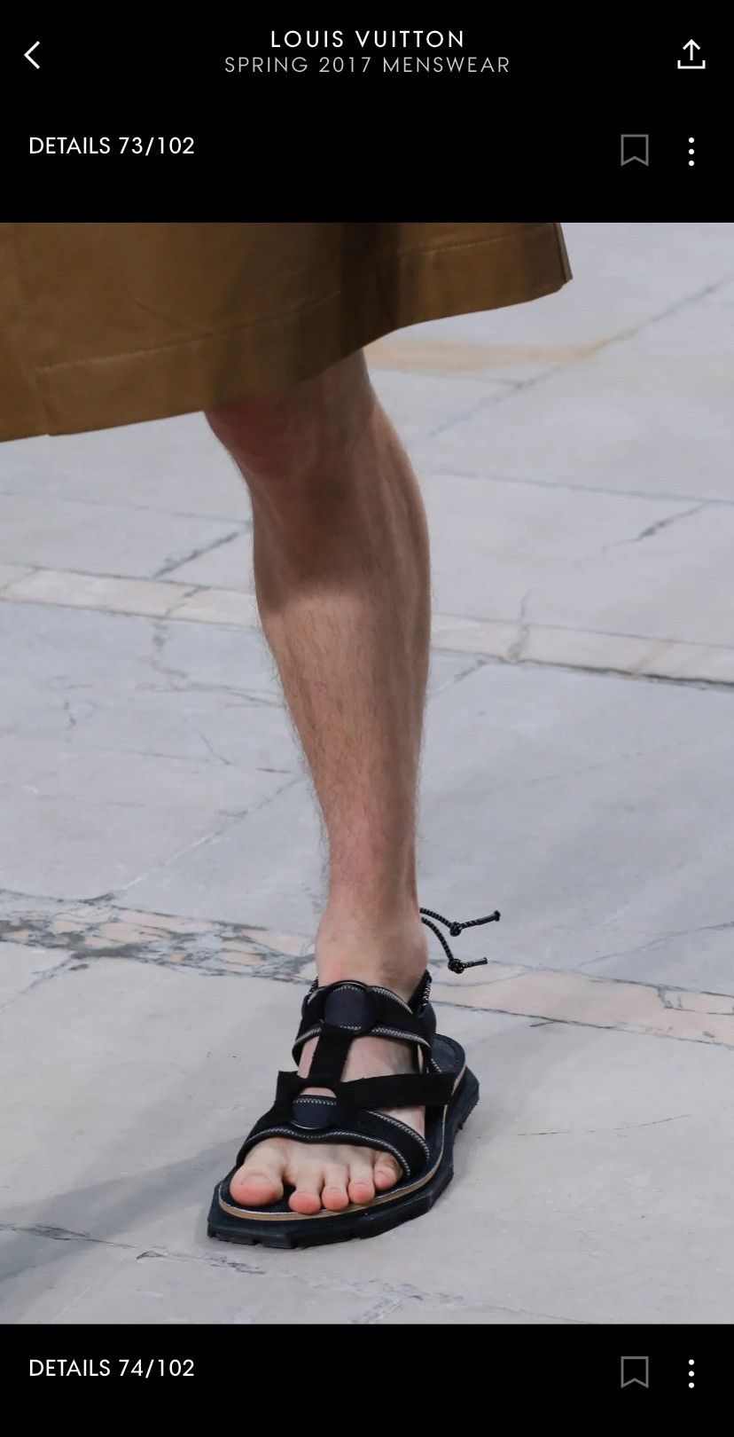 Kim Jones × Louis Vuitton SS17 Bondage Seditionaries sandals Size US 7 / EU 40 - 8 Thumbnail