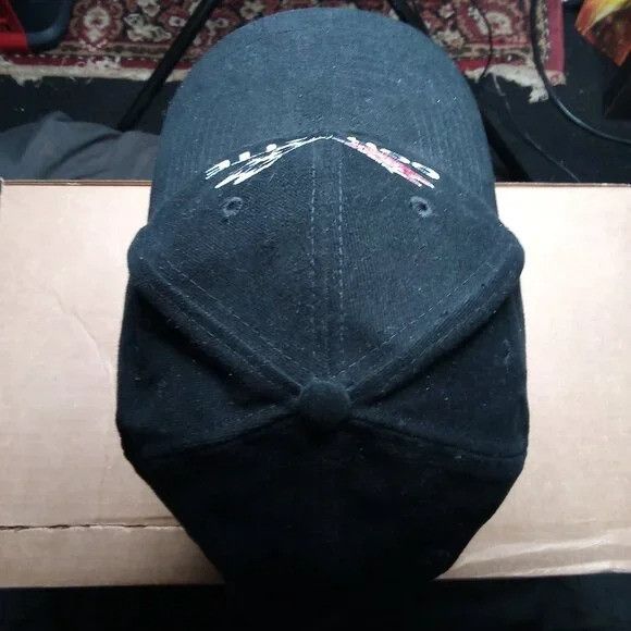 Chevrolet × Vintage Vintage Corvette Racing Flags Logo Snap Back Hat Cap Size ONE SIZE - 4 Thumbnail