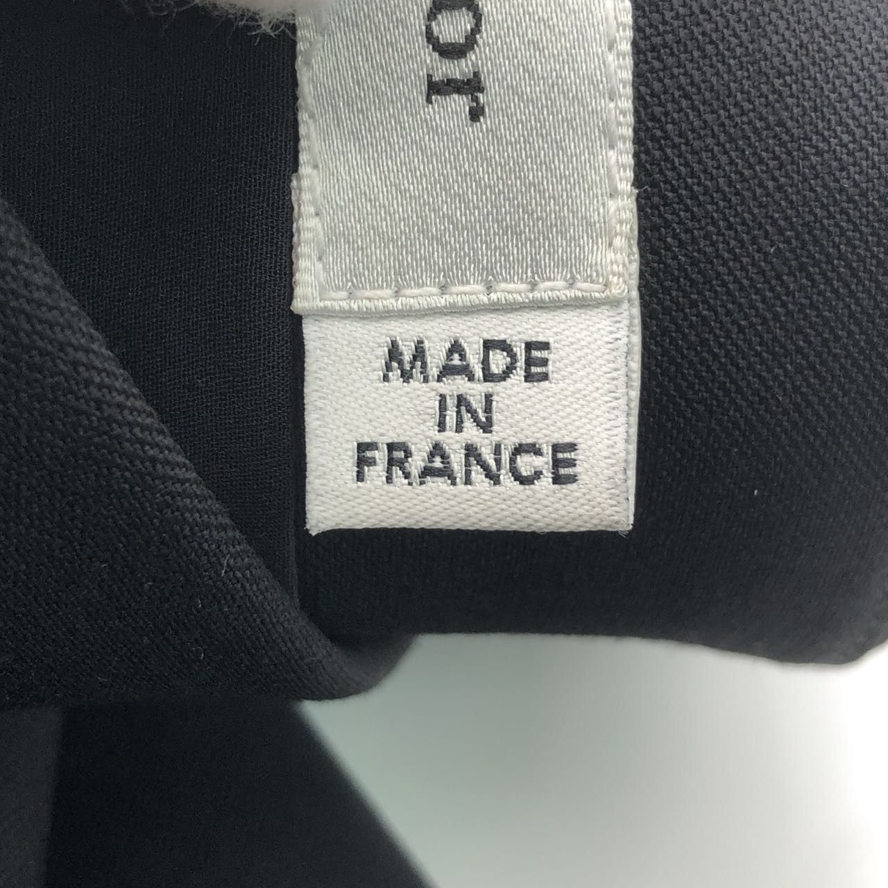 Dior Dior Wool Texture Long Split Hem Black Dress K26WX Size XS / US 0-2 / IT 36-38 - 6 Thumbnail
