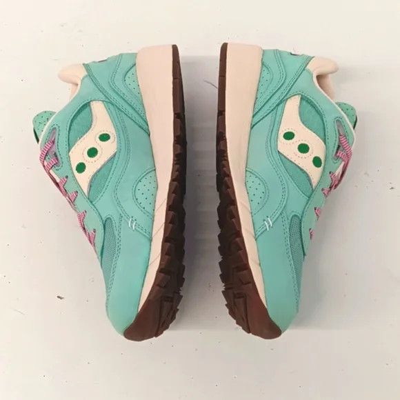 Saucony Saucony Womens Shadow 6000 Aqua/White EarthCitizen Low - 11 Size US 11 / IT 41 - 5 Thumbnail