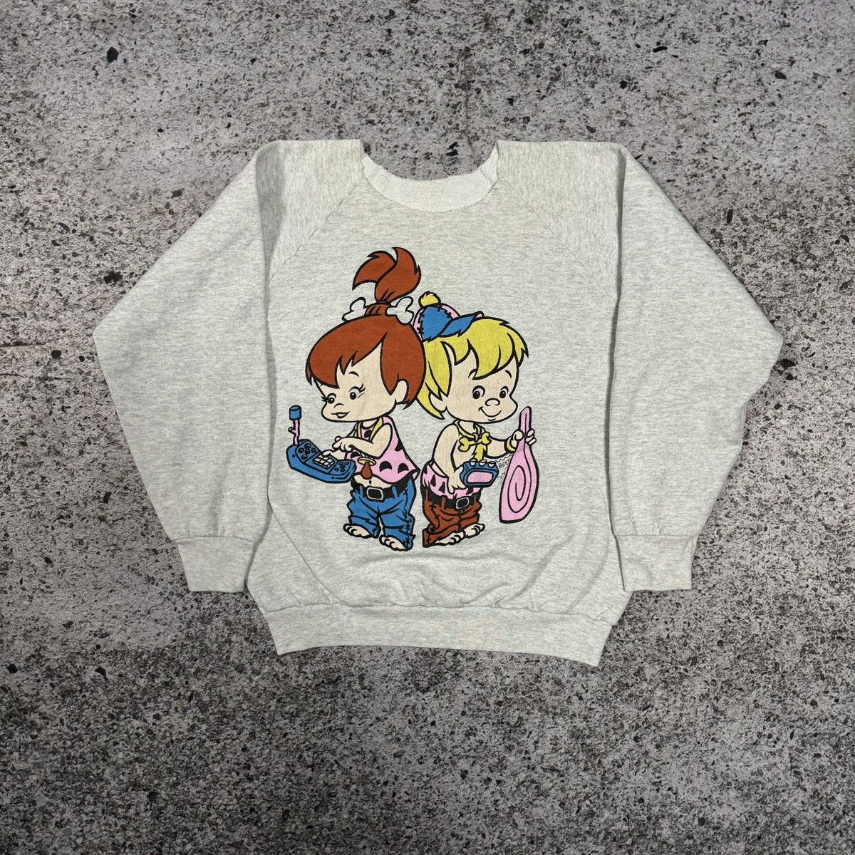 Vintage VINTAGE 90s FLINTSTONES BAM BAM PEBBLES CREWNECK SWEATSHIRT Size US M / EU 48-50 / 2 - 1 Thumbnail