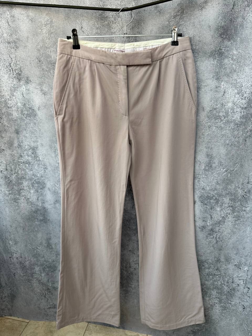 Salvatore Ferragamo RRP 800€ Salvatore Ferragamo Wool Tailored Trousers Taupe Size 28" / US 6 / IT 42 - 3 Thumbnail