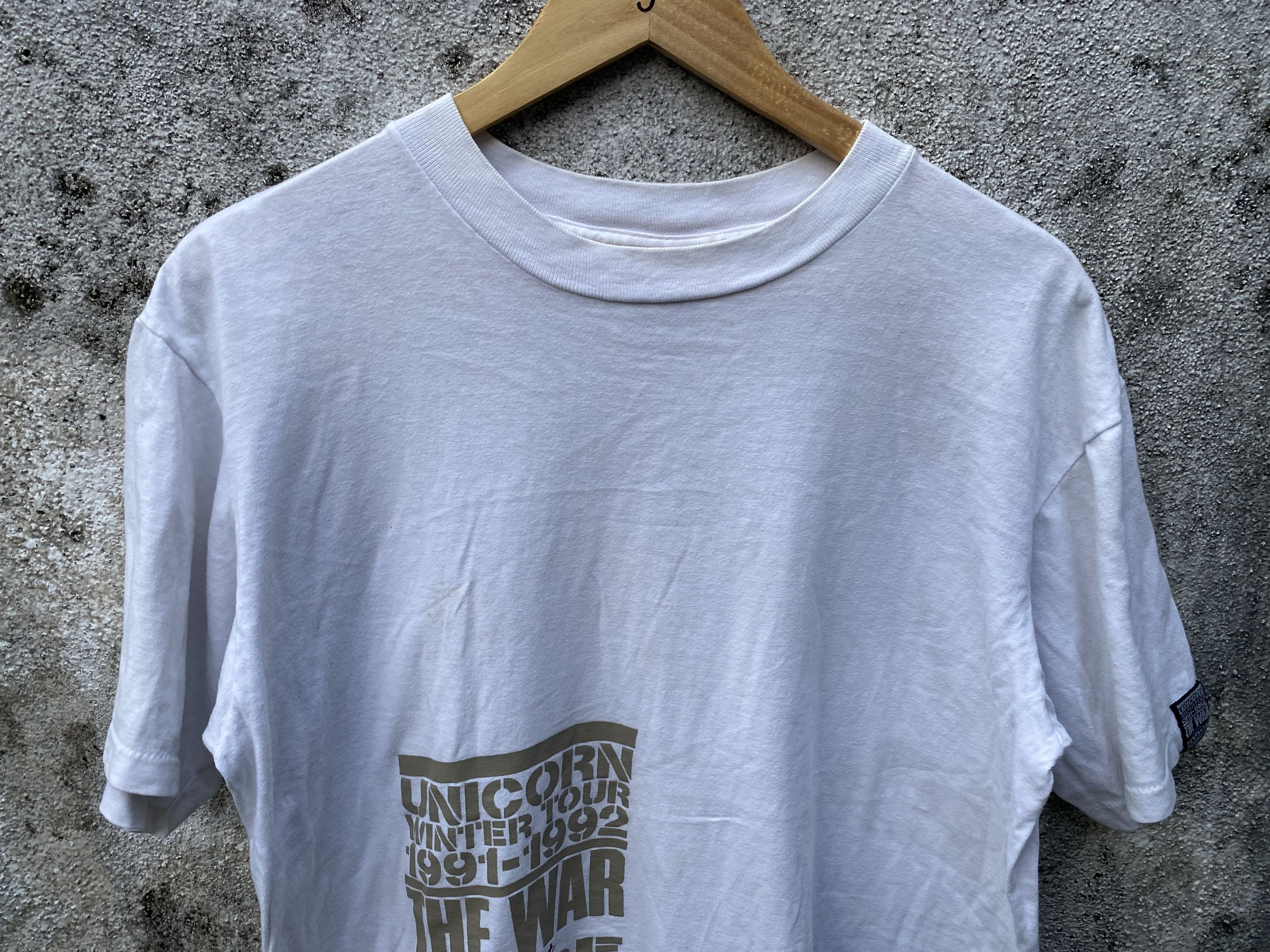 Band Tees × Vintage Vintage 1991 UNICORN Winter Tour The War W/O Stage Manager Size US XL / EU 56 / 4 - 3 Thumbnail