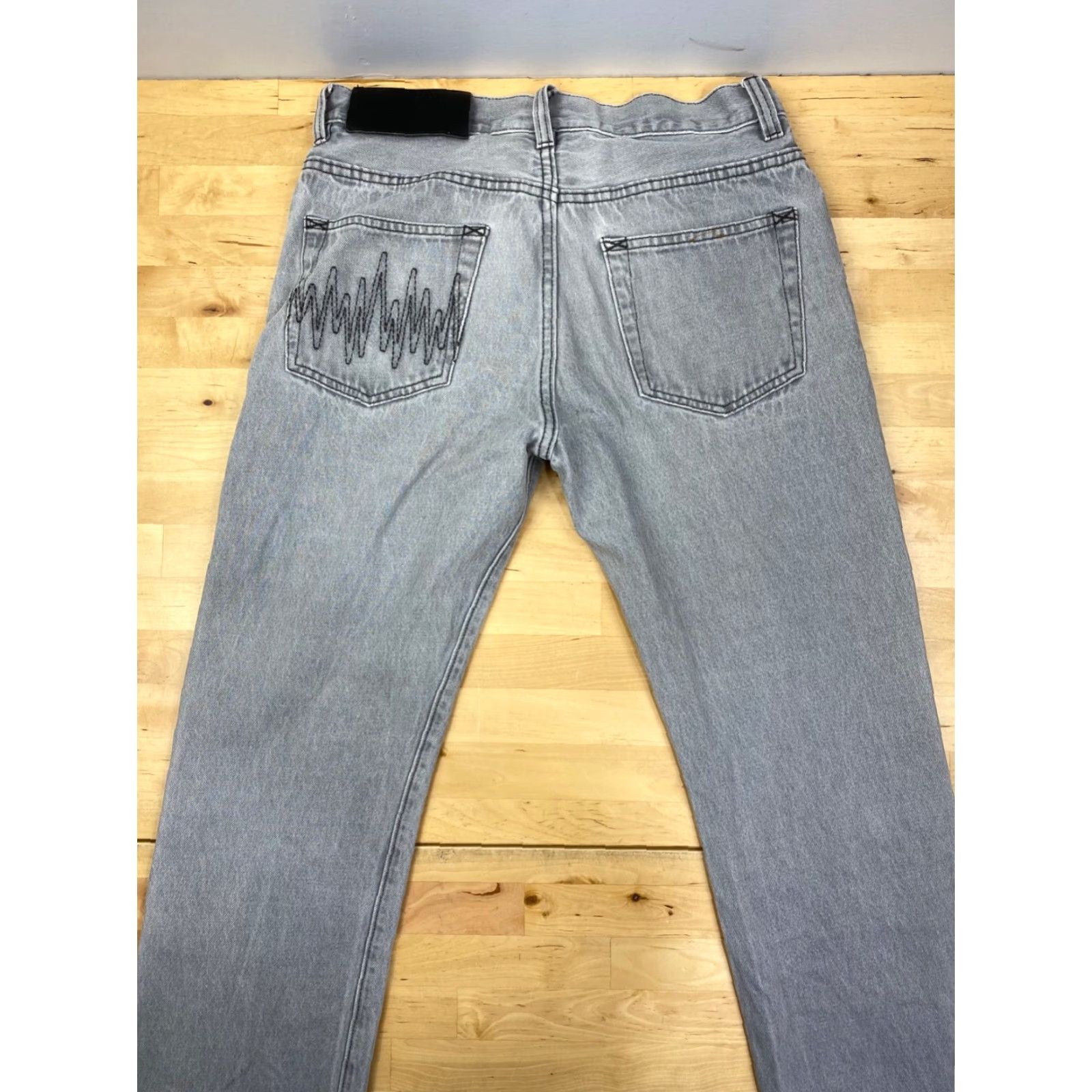 The Hundreds The Hundreds Denim Jeans Mens 30x28 Gray Casual Button Fly Skinny #6832 Size US 30 / EU 46 - 4 Thumbnail