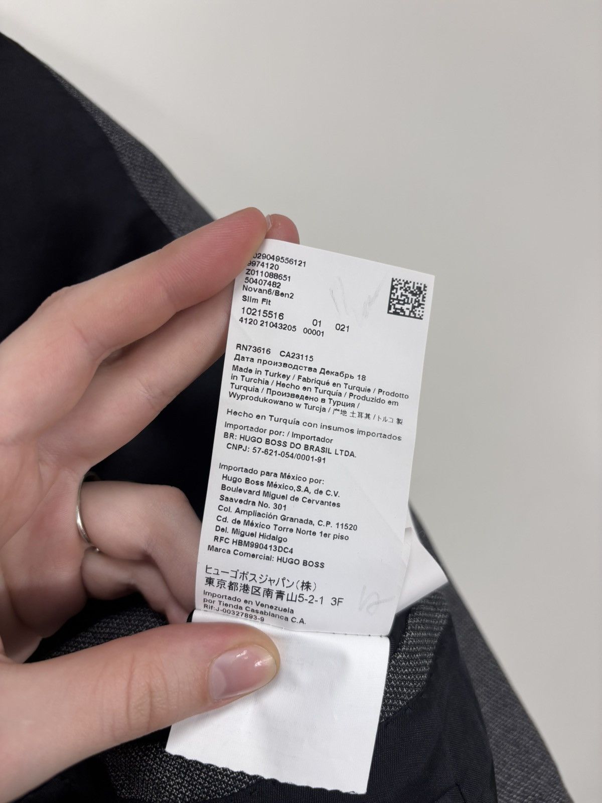 Hugo Boss Hugo Boss Men’s Grey Drago Super 120 Wool Blazer Jacket Size 38R - 21 Thumbnail