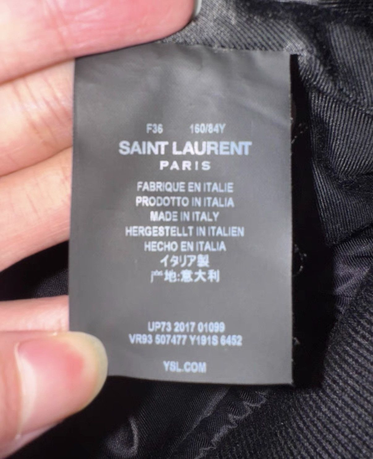 Saint Laurent Paris SLP) 18SS Wool Vertical Stripe Red/White Varsity Jacket Size US M / EU 48-50 / 2 - 7 Thumbnail