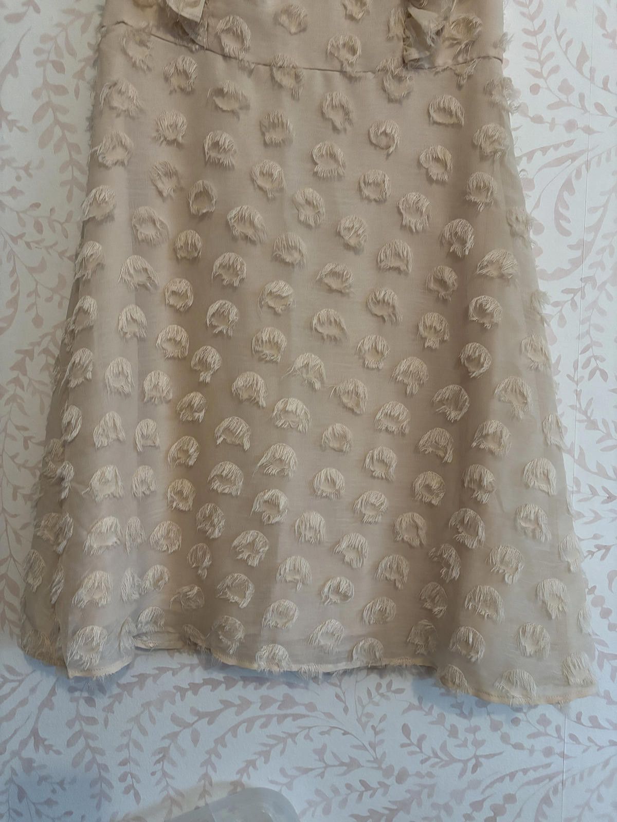 Designer NWT Versona Elegant Ruffled Babydoll Floral Dress Size XS / US 0-2 / IT 36-38 - 3 Thumbnail