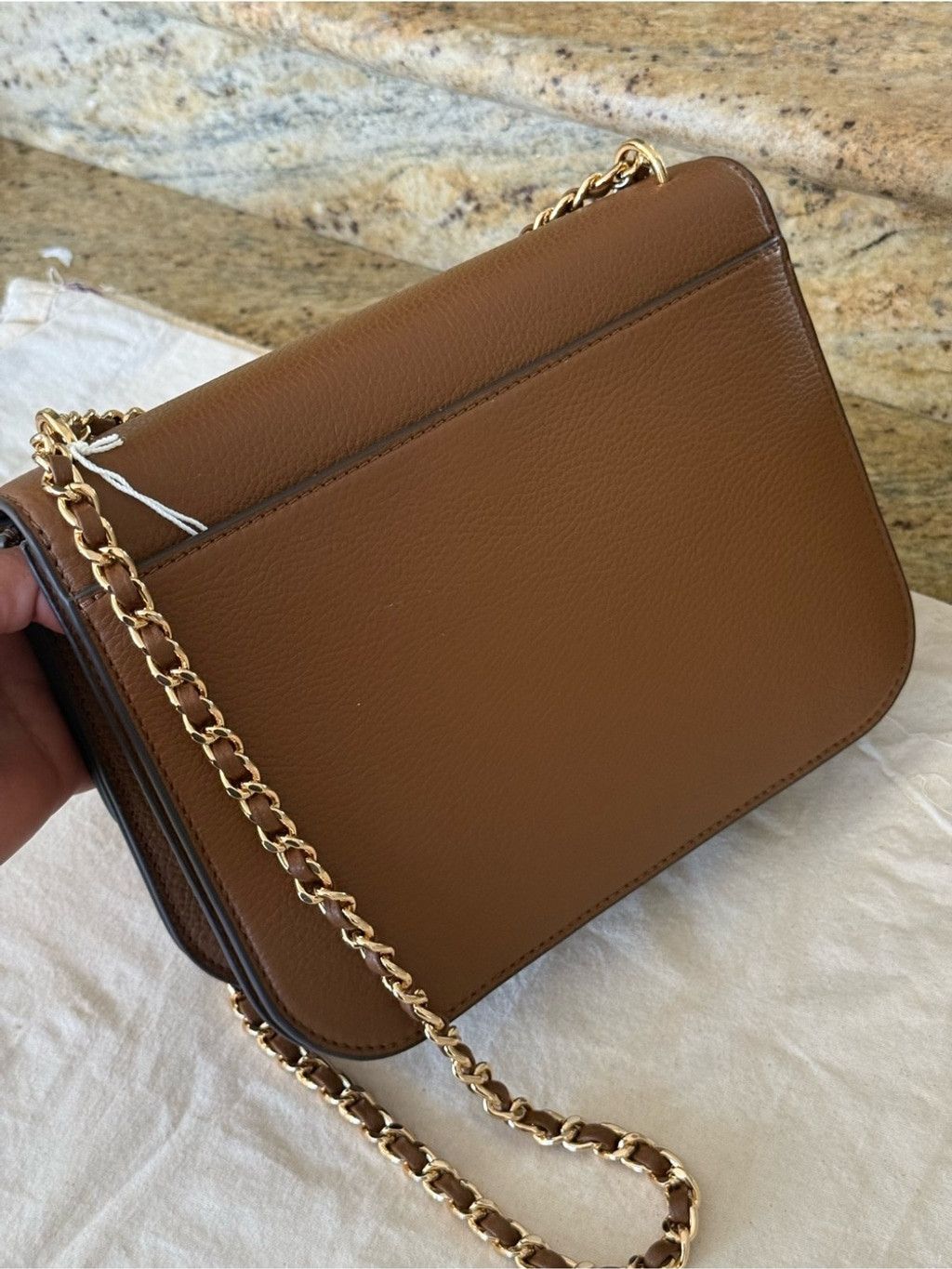Tory Burch New Tory Burch Britten adjustable shoulder Leather bag with Size ONE SIZE - 3 Thumbnail