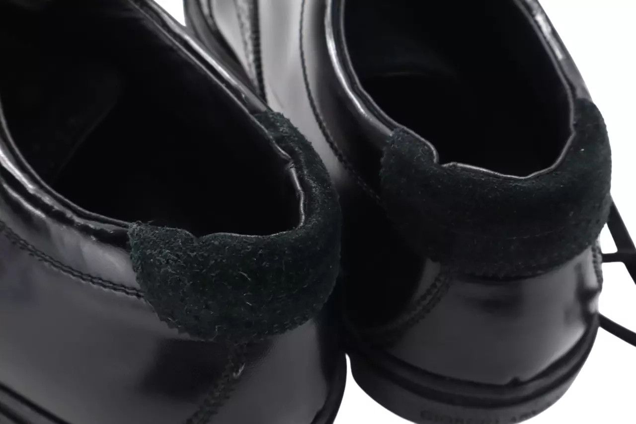 Giorgio Armani GIORGIO ARMANI Shoes Men's EU 43 Black Leather Almond Toe Size US 10 / EU 43 - 12 Thumbnail