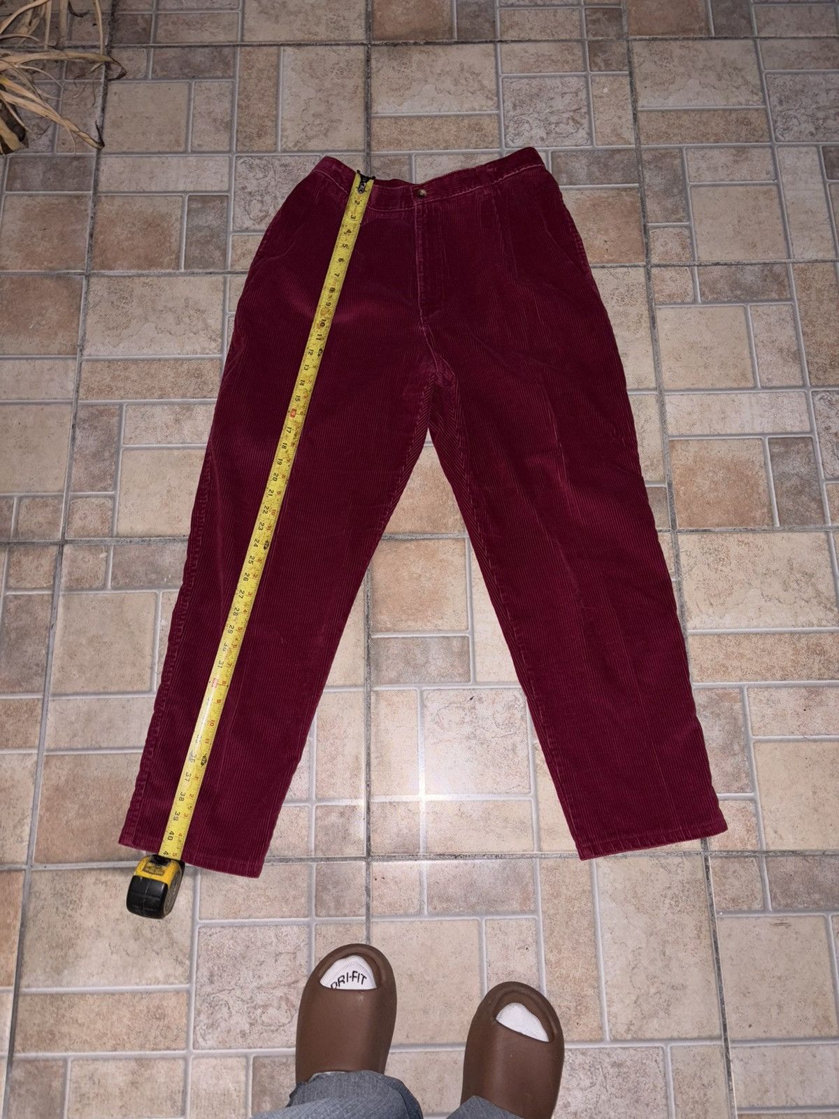 Lands' End LAND’sEND CORDUROY PINK PANTS. Size 38" / US 16 / IT 52 - 1 Thumbnail