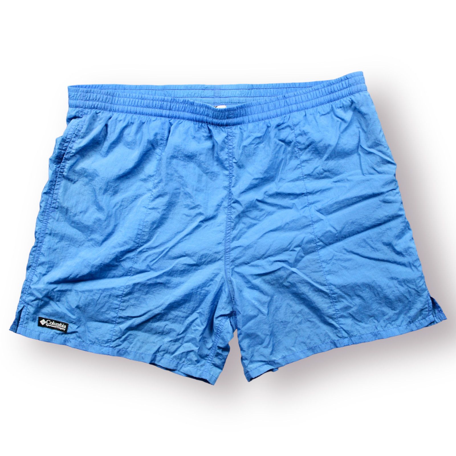 Vintage Vintage Columbia Blue 1990's Swim Trunks Shorts | Grailed