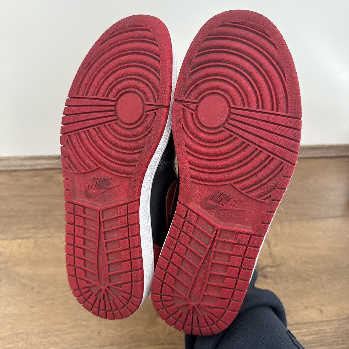 Jordan Brand Jordan 1 High Retro Bred 2013 Size US 8 / EU 41 - 9 Thumbnail