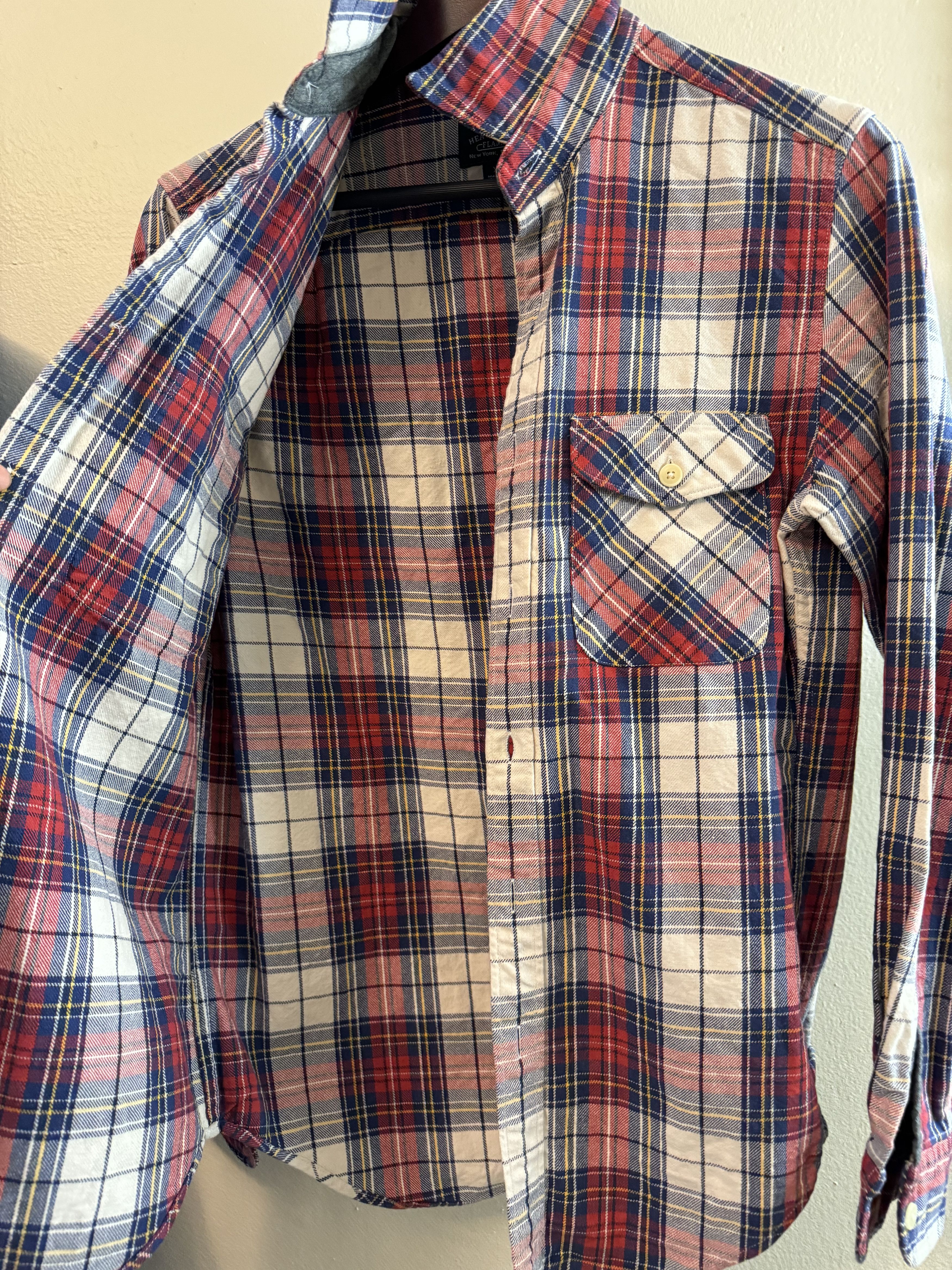 J.Crew J Crew Heavyweight Flannel Shirt NEW Size US XS / EU 42 / 0 - 6 Thumbnail