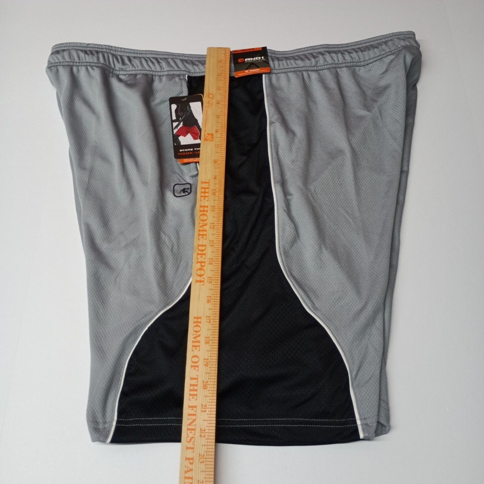 Other 2 AND1 Basketball Shorts Men’s Size 3XL Gray Blue 10" Ins Size US 44 / EU 60 - 7 Thumbnail