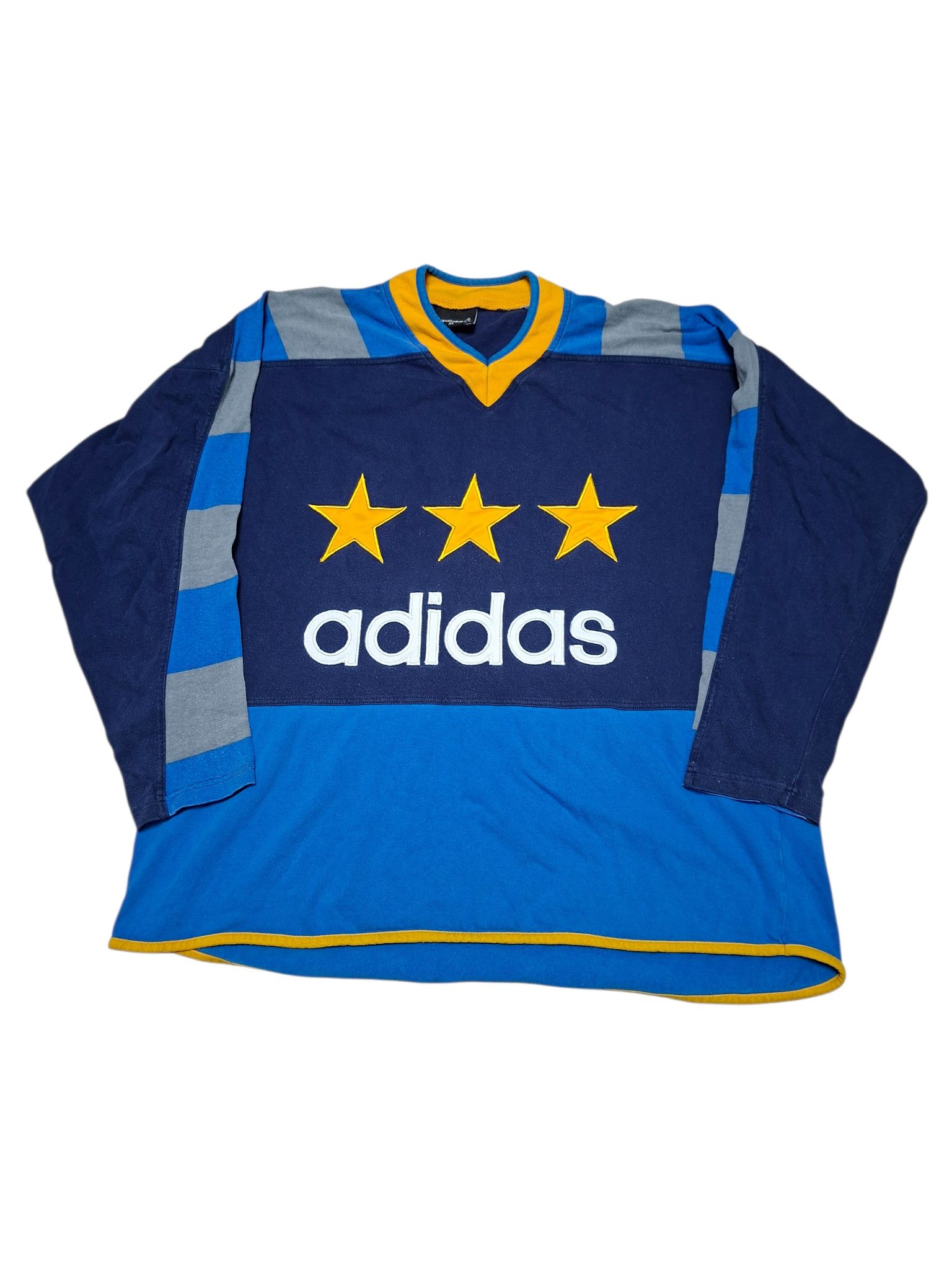 Adidas ADIDAS VINTAGE 90S BIG LOGO SWEATSHIRT Size US XL / EU 56 / 4 - 1 Thumbnail