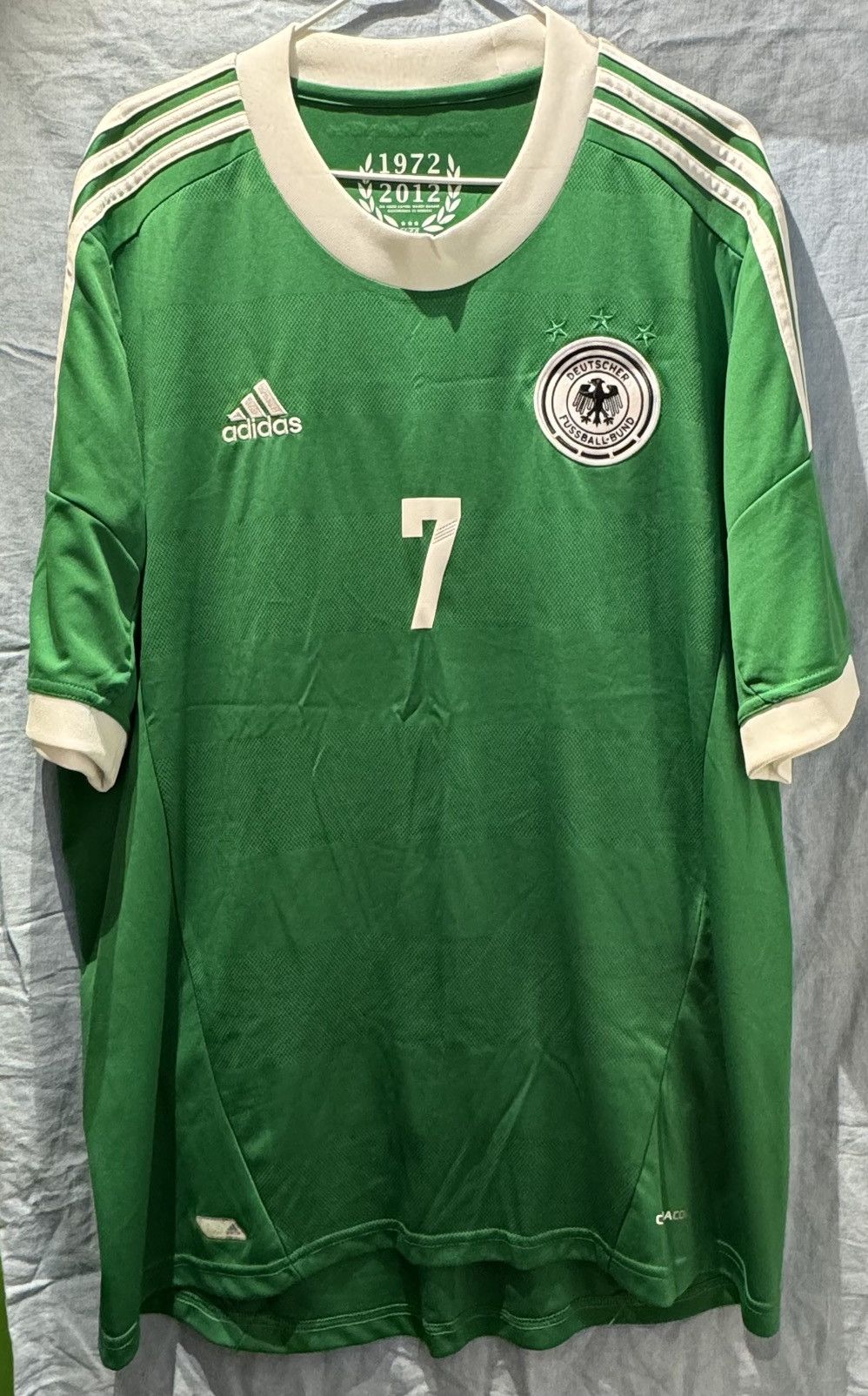 Adidas Germany 12/13 away shirt #7 Schweinsteiger Size US XL / EU 56 / 4 - 1 Thumbnail