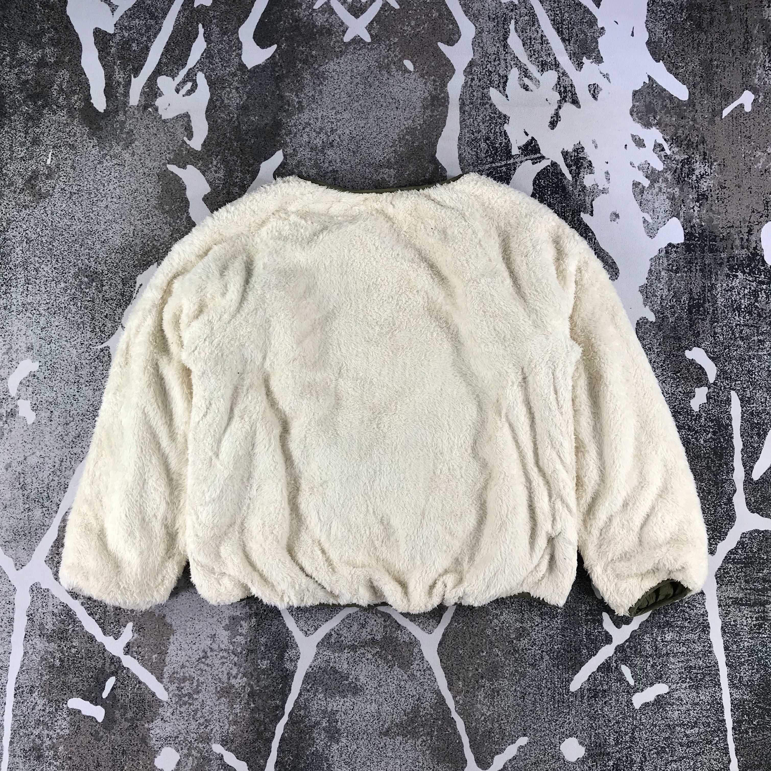 Japanese Brand Samansa Mos2 Faux Fur Fleece Jacket Size US M / EU 48-50 / 2 - 3 Thumbnail