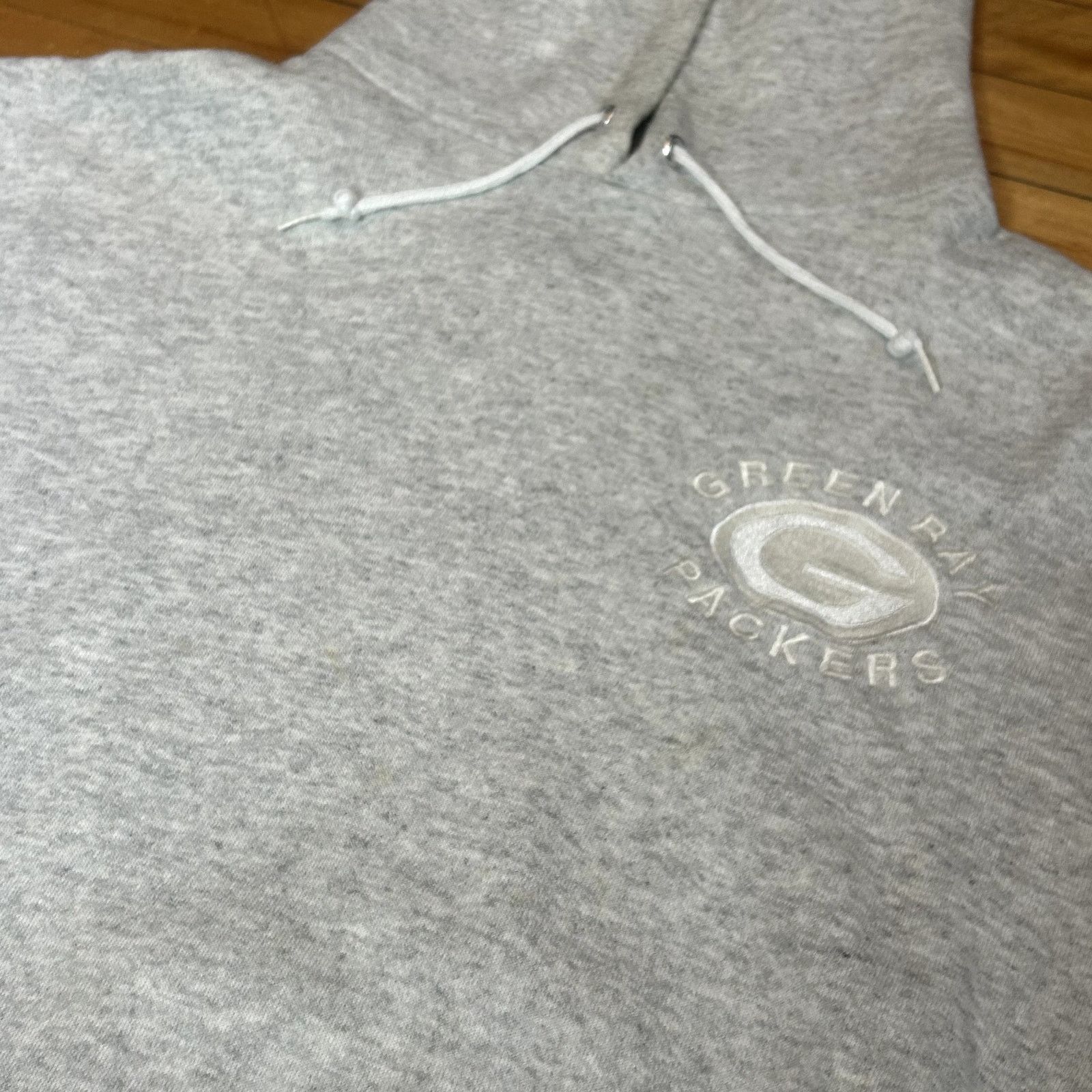 Vintage 90s Vintage gray Packers hoodie XL Size US XL / EU 56 / 4 - 5 Thumbnail