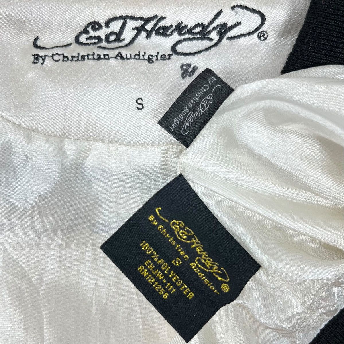 Christian Audigier × Ed Hardy Ed Hardy by Christian Audigier Women’s Sukajan Jacket Size S / US 4 / IT 40 - 7 Thumbnail