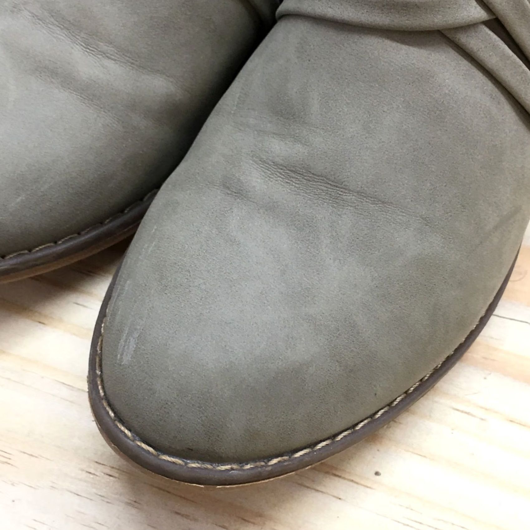 Vintage Rocket Dog Boots Womens 8 Casual Back Zip Ankle Bootie Gray Faux Leather Boots Size US 8 / IT 38 - 4 Thumbnail