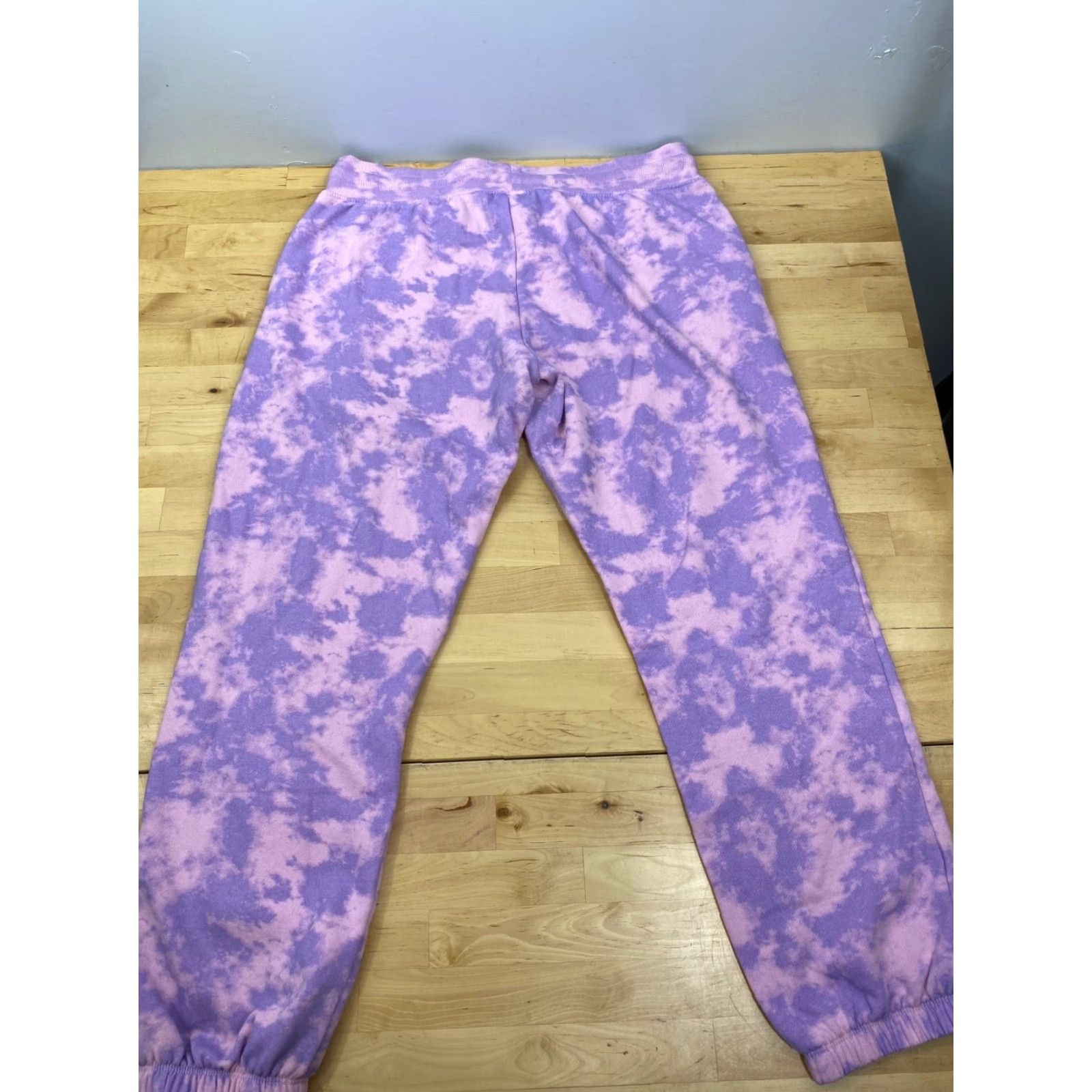 Vintage Hype House Sweatpants Pants Tie Dye Pink Purple Small S Women Activewear Size 28" / US 6 / IT 42 - 7 Thumbnail