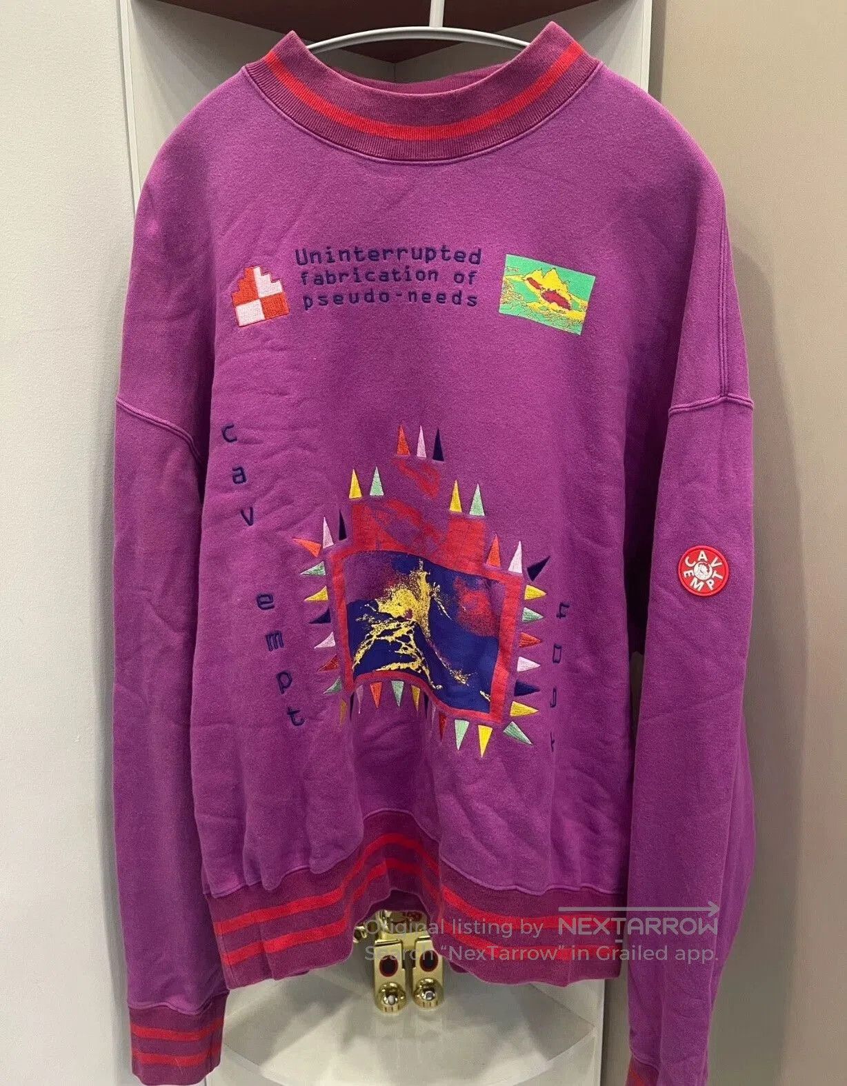 Other c.e Cav Empt uninterrupted embroidered sweatshirt. Size US L / EU 52-54 / 3 - 1 Thumbnail