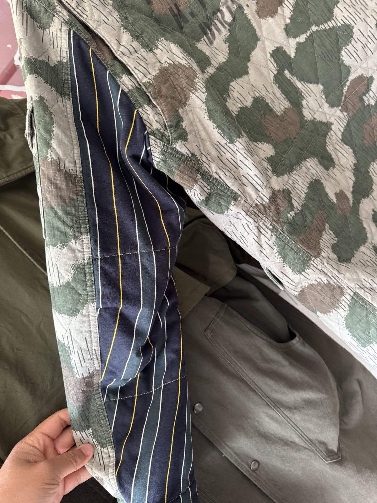 Japanese Brand × Neighborhood NEIGHBORHOOD RAIN CAMO QUILTED M65 JACKET Size US L / EU 52-54 / 3 - 4 Thumbnail