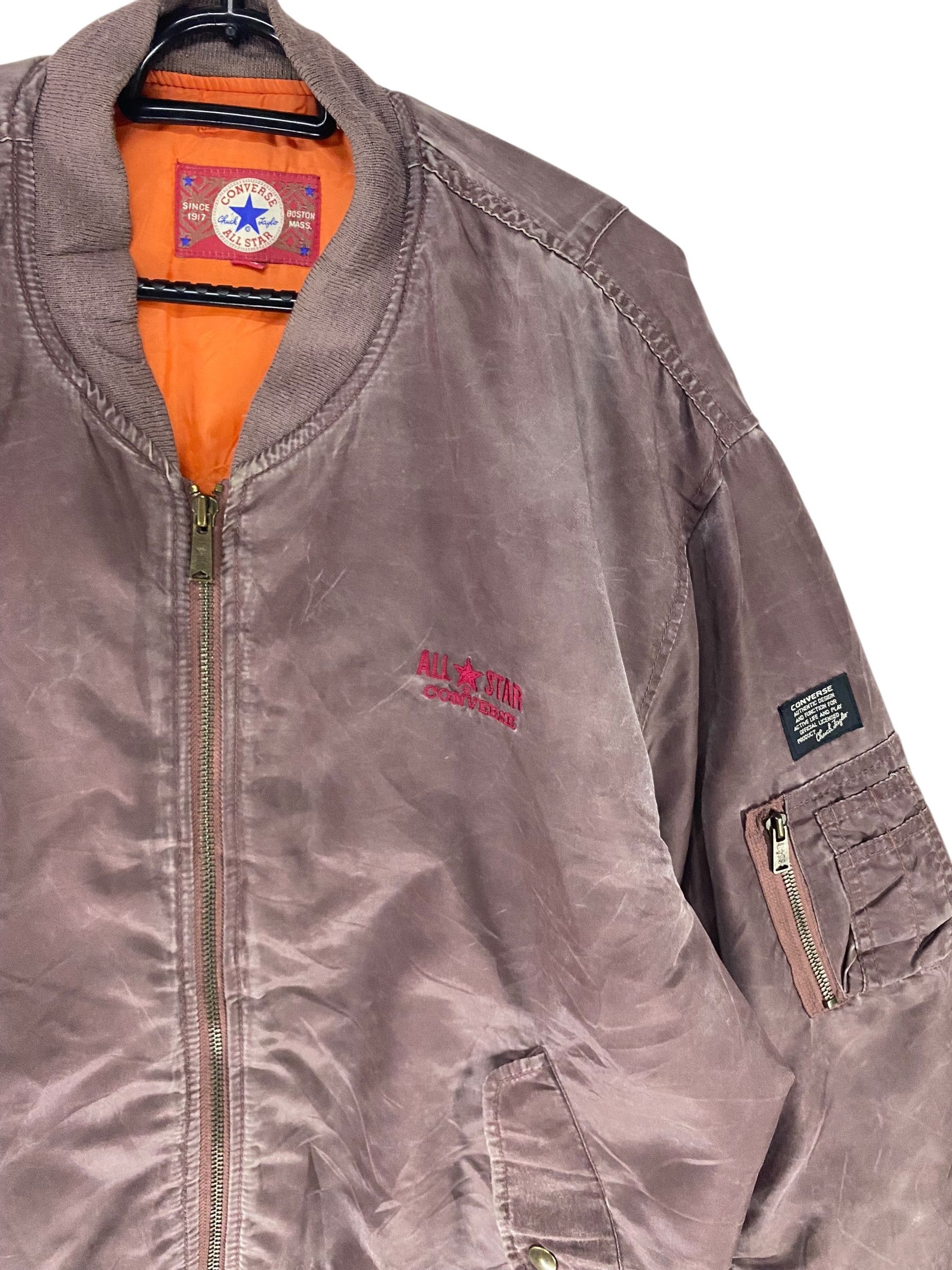 Vintage Vintage Converse sunfaded bomber jacket Size US L / EU 52-54 / 3 - 4 Thumbnail