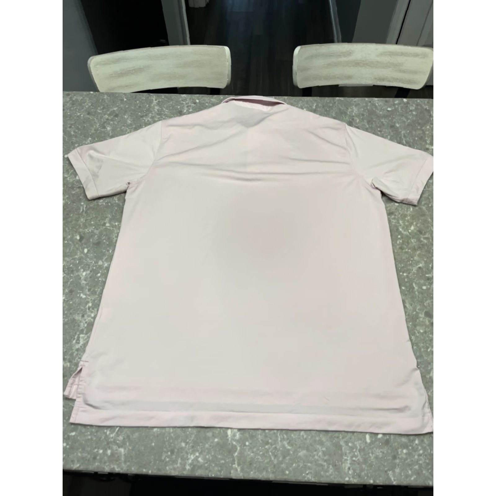 Peter Millar Peter Millar Polo Shirt L Men Pink Short Sleeve Performance Golf Summer Comfort Regular Solid Embroidered Button Size US L / EU 52-54 / 3 - 6 Thumbnail