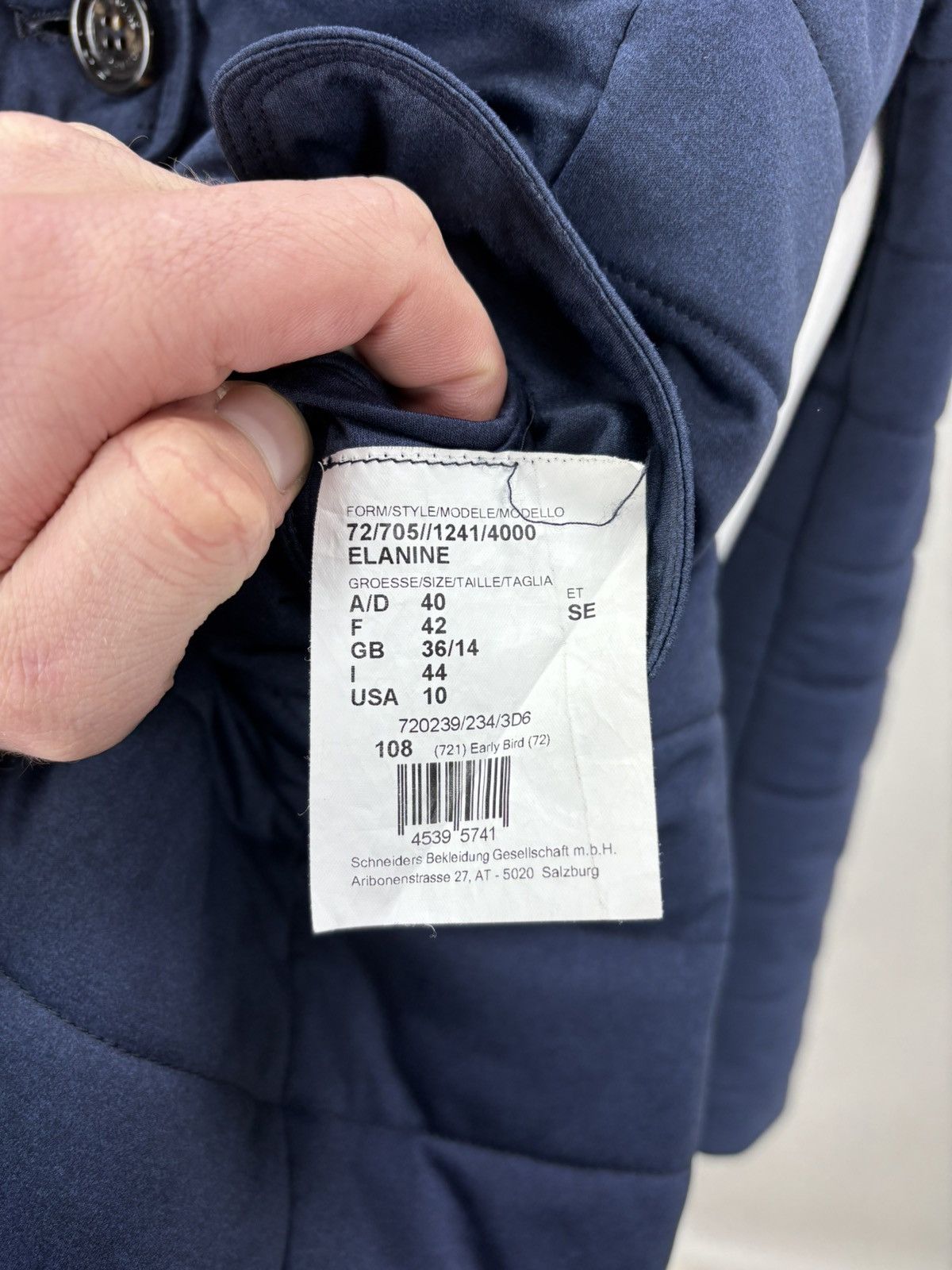 Schneiders Womens jacket Schneiders Salzburg Size 10 Color Blue Size L / US 10 / IT 46 - 11 Thumbnail