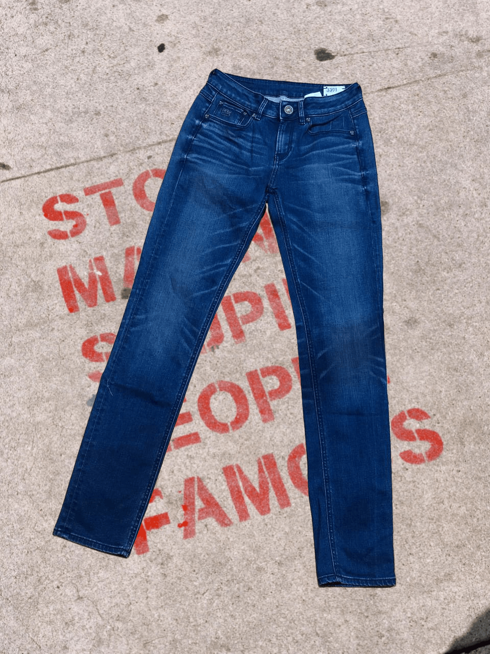 G-Star GSTAR RAW Baggy Denim Pants Size US 27 - 1 Thumbnail