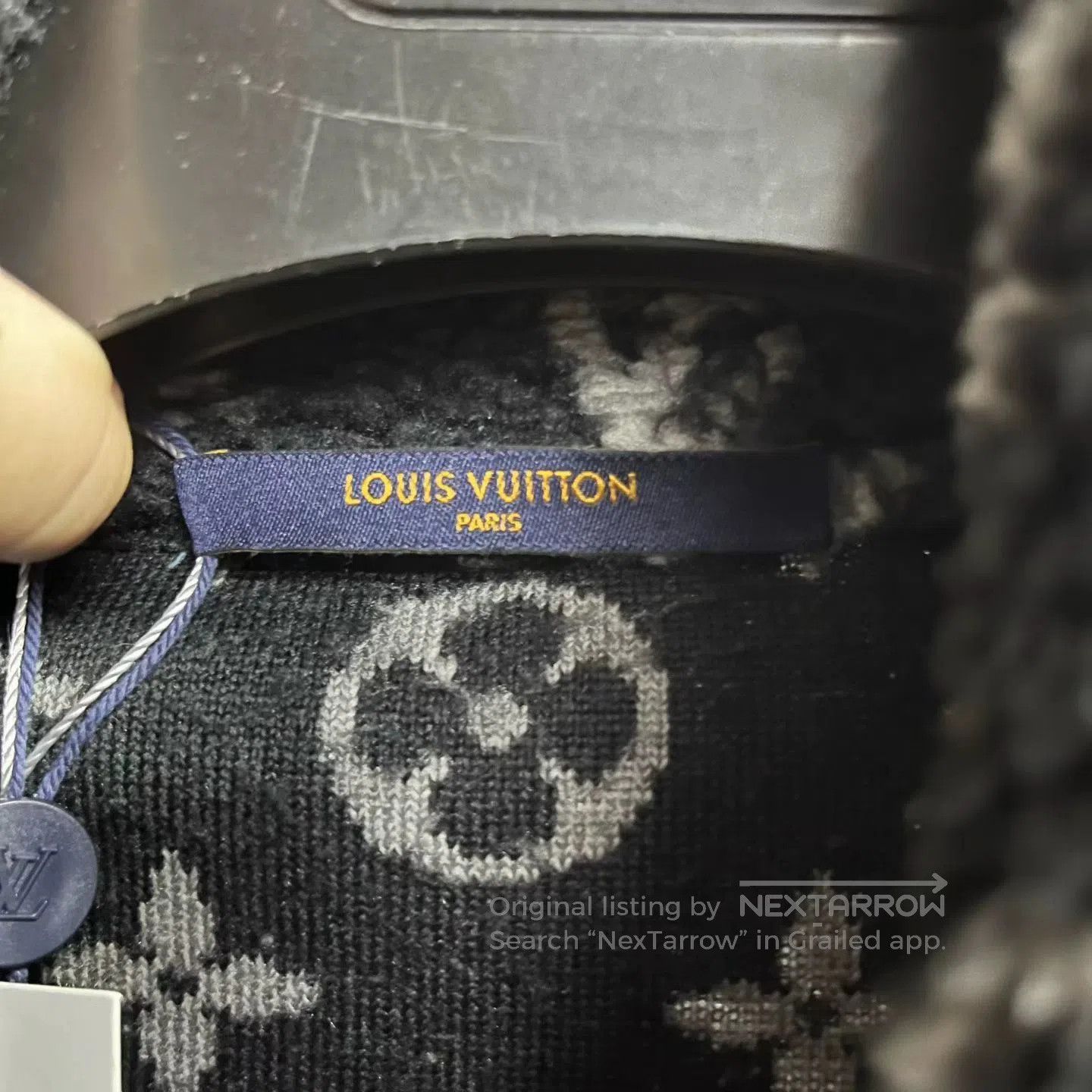 Louis Vuitton Louis Vuitton Black Jacquard Fleece Jacket. Size US XS / EU 42 / 0 - 2 Thumbnail