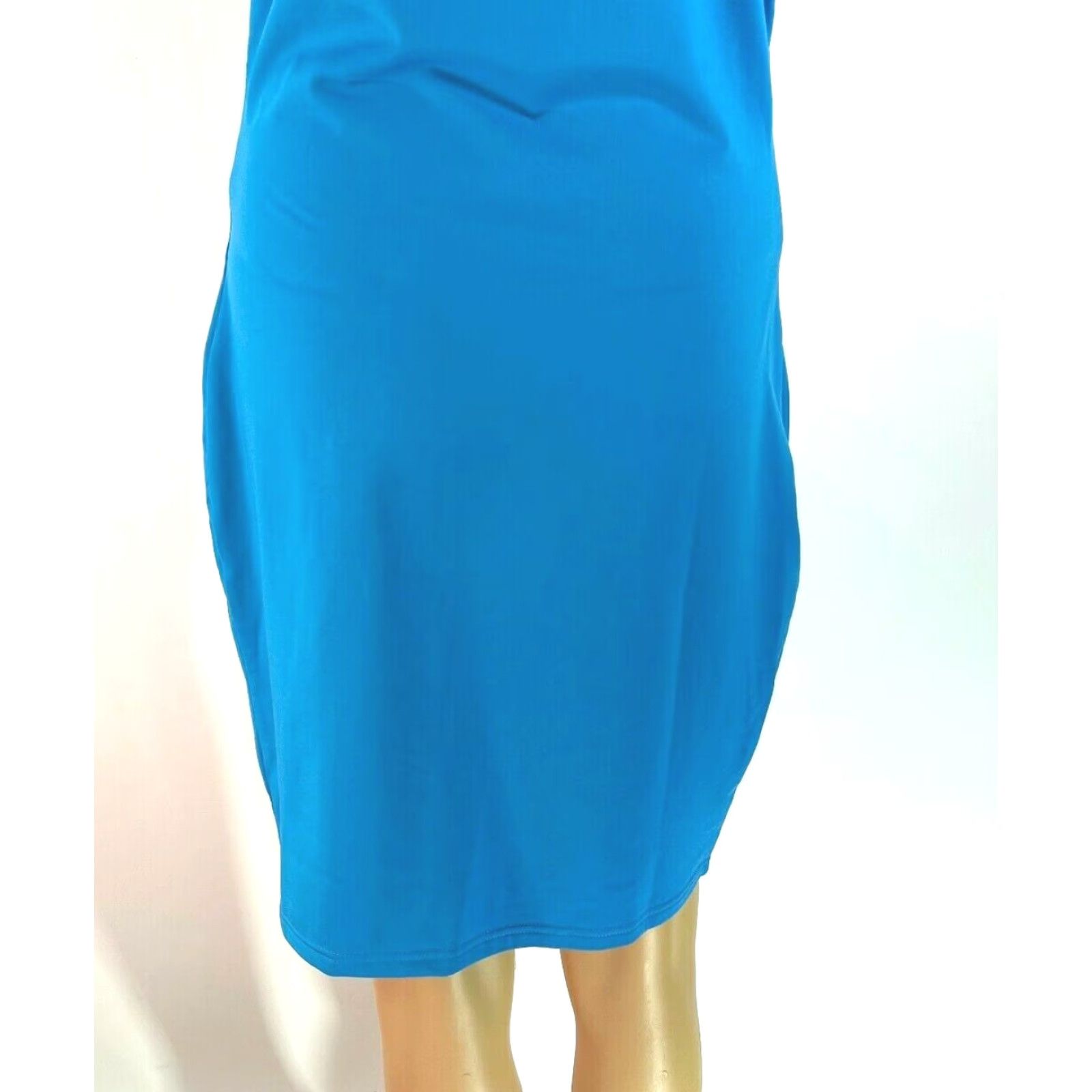 Vintage Unbranded Pullover Bodycon Sheath Dress Women's XL Blue Shirt? Size XL / US 12-14 / IT 48-50 - 5 Thumbnail