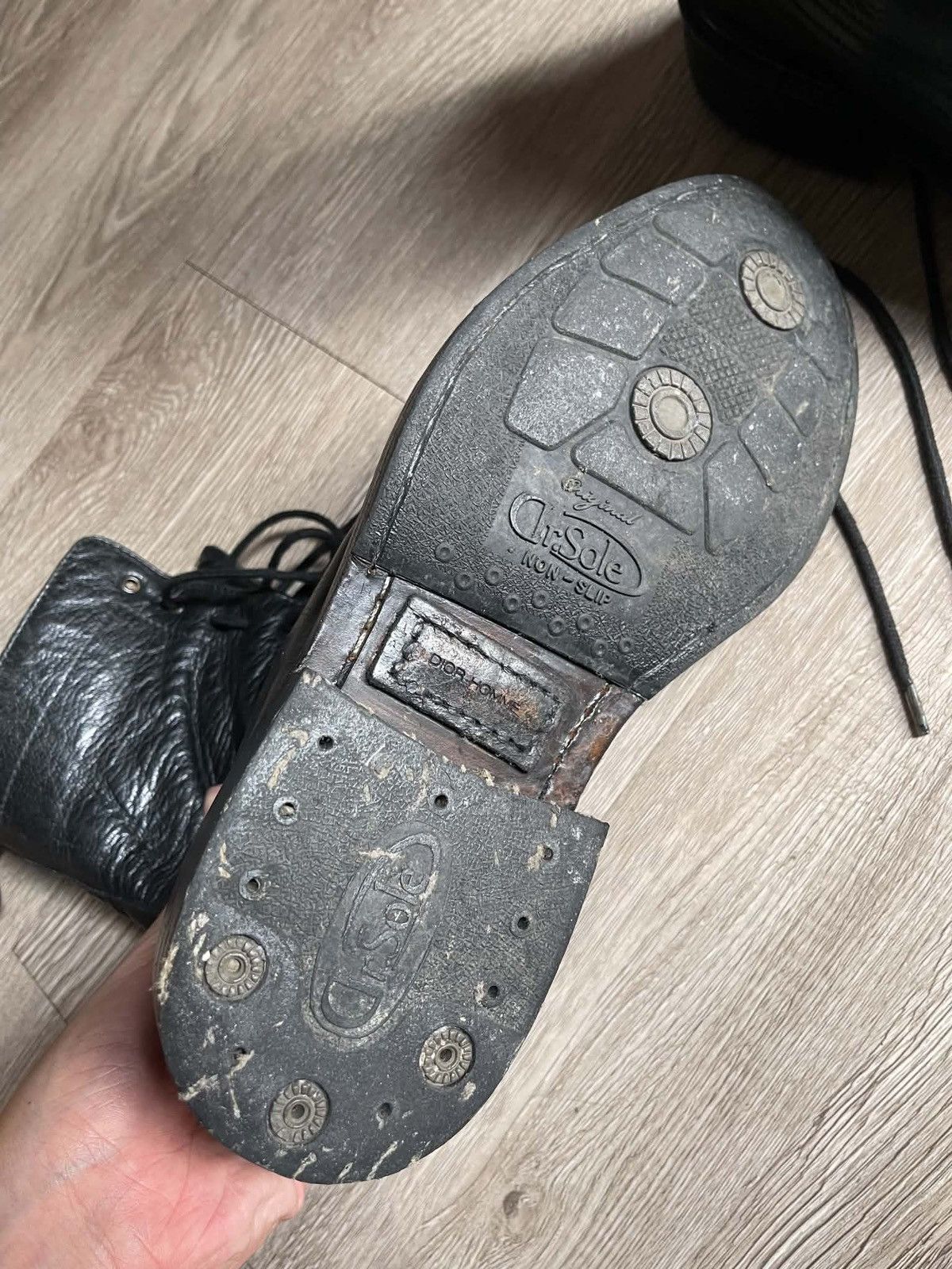 Dior DIOR HOMME AW07 "Navigate" COMBAT BOOTS BY HEDI SLIMANE Size US 8.5 / EU 41-42 - 11 Thumbnail
