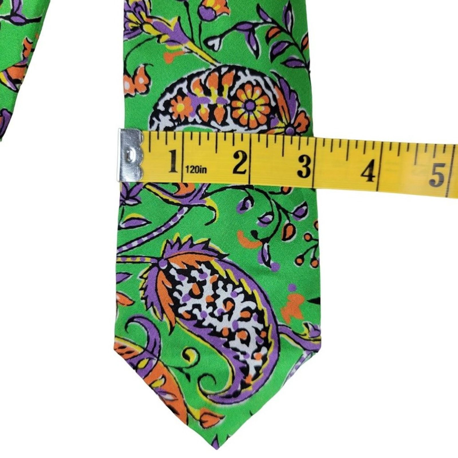 Polo Ralph Lauren Polo Ralph Lauren 100% Silk Paisley Neck Tie Size ONE SIZE - 8 Thumbnail