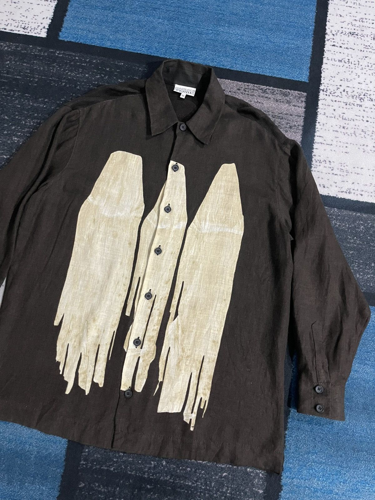 Gianfranco Ferre Gianfranco Ferre Button Up Linen Shirt Size US XL / EU 56 / 4 - 3 Thumbnail