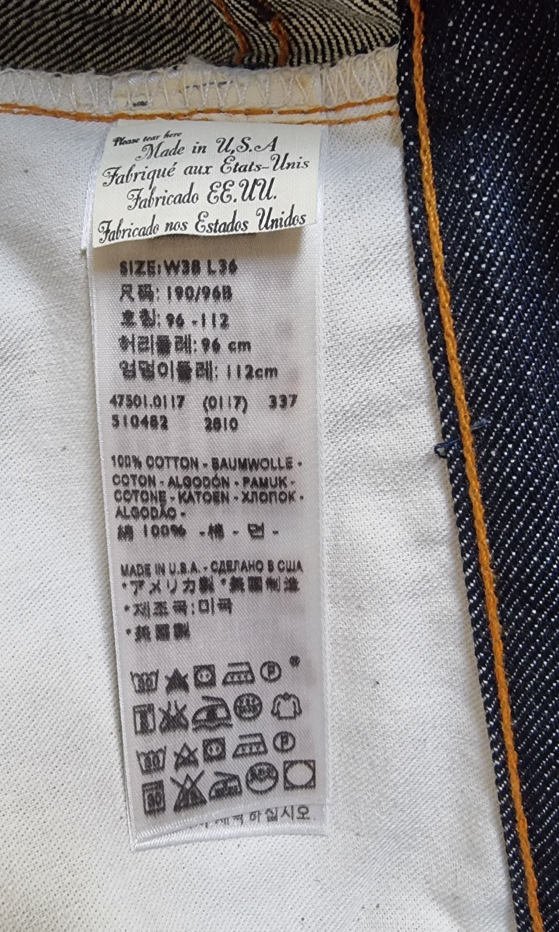 Levi's LEVI'S LV 1947 501 XX Made in the USA W 38-L36 deadstock Size US 38 / EU 54 - 8 Thumbnail