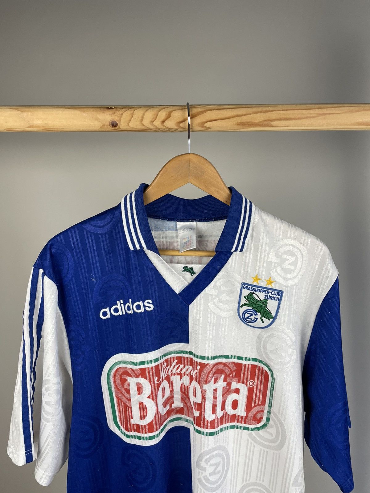 Adidas × Vintage Vintage Zurich 1996/1997 Home Football Shirt Adidas Size US M / EU 48-50 / 2 - 2 Thumbnail