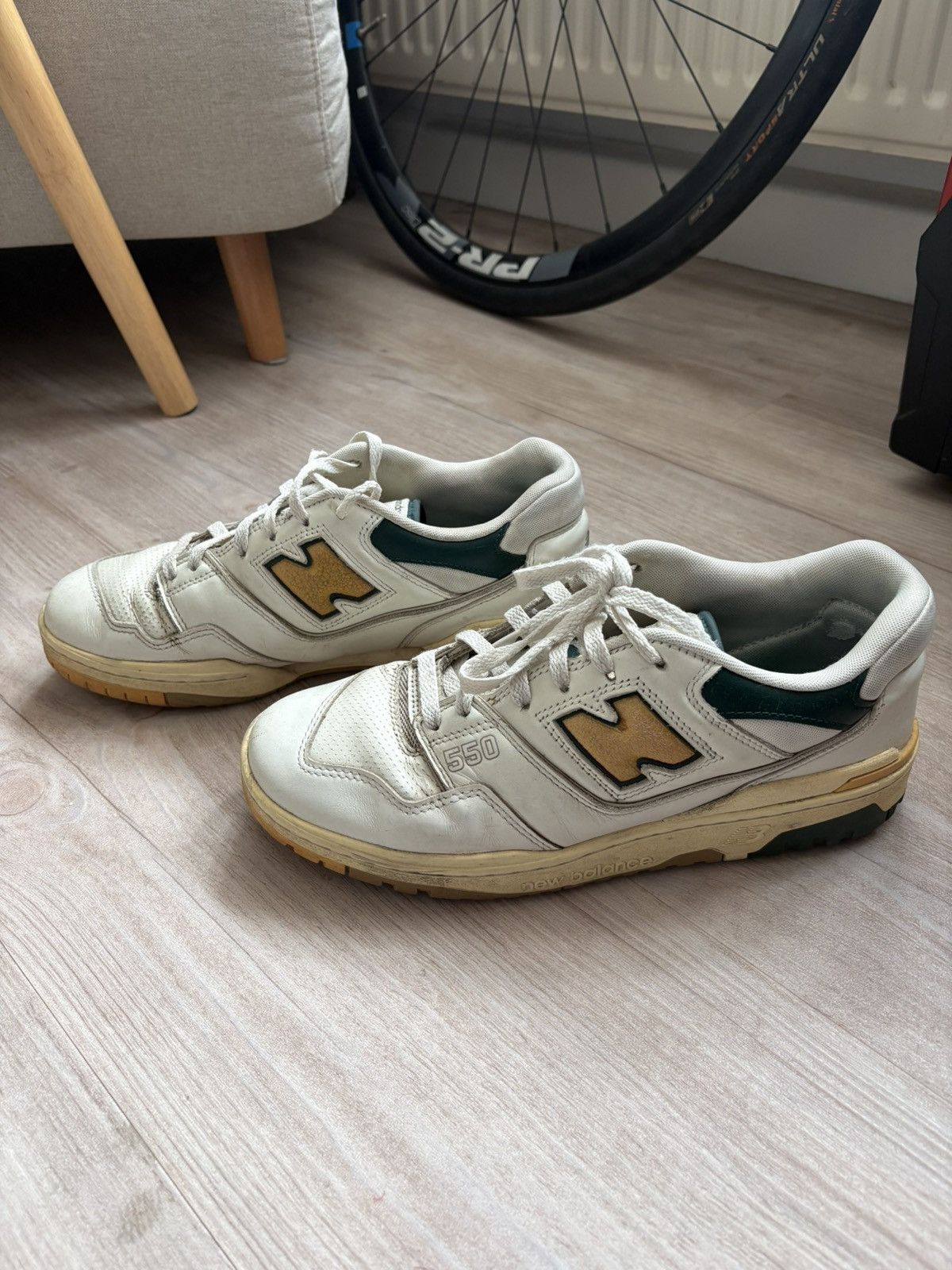 Aime Leon Dore × New Balance Aime Leon Dore New Balance 550 Natural Green Size US 9.5 / EU 42-43 - 7 Thumbnail
