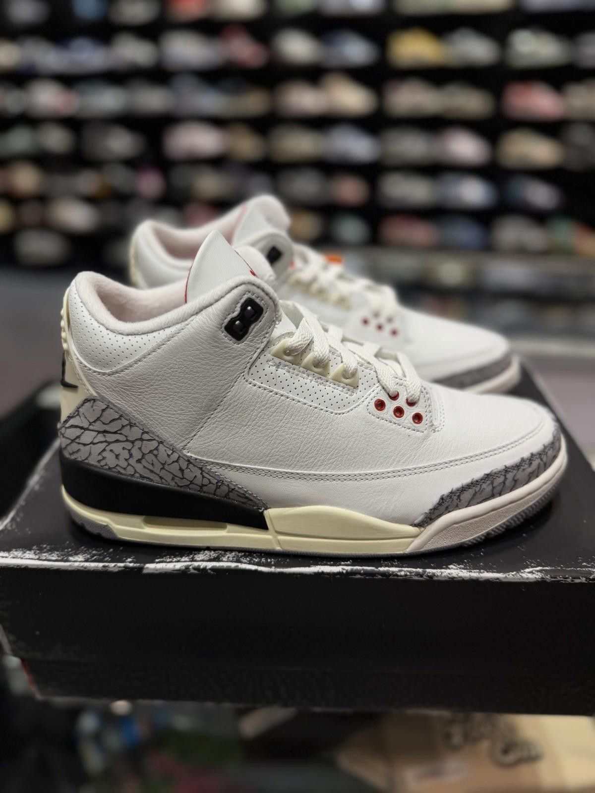 Jordan Brand Nike Air Jordan 3 Retro White Cement Reimagined 2023 (8) Size US 8 / EU 41 - 1 Thumbnail