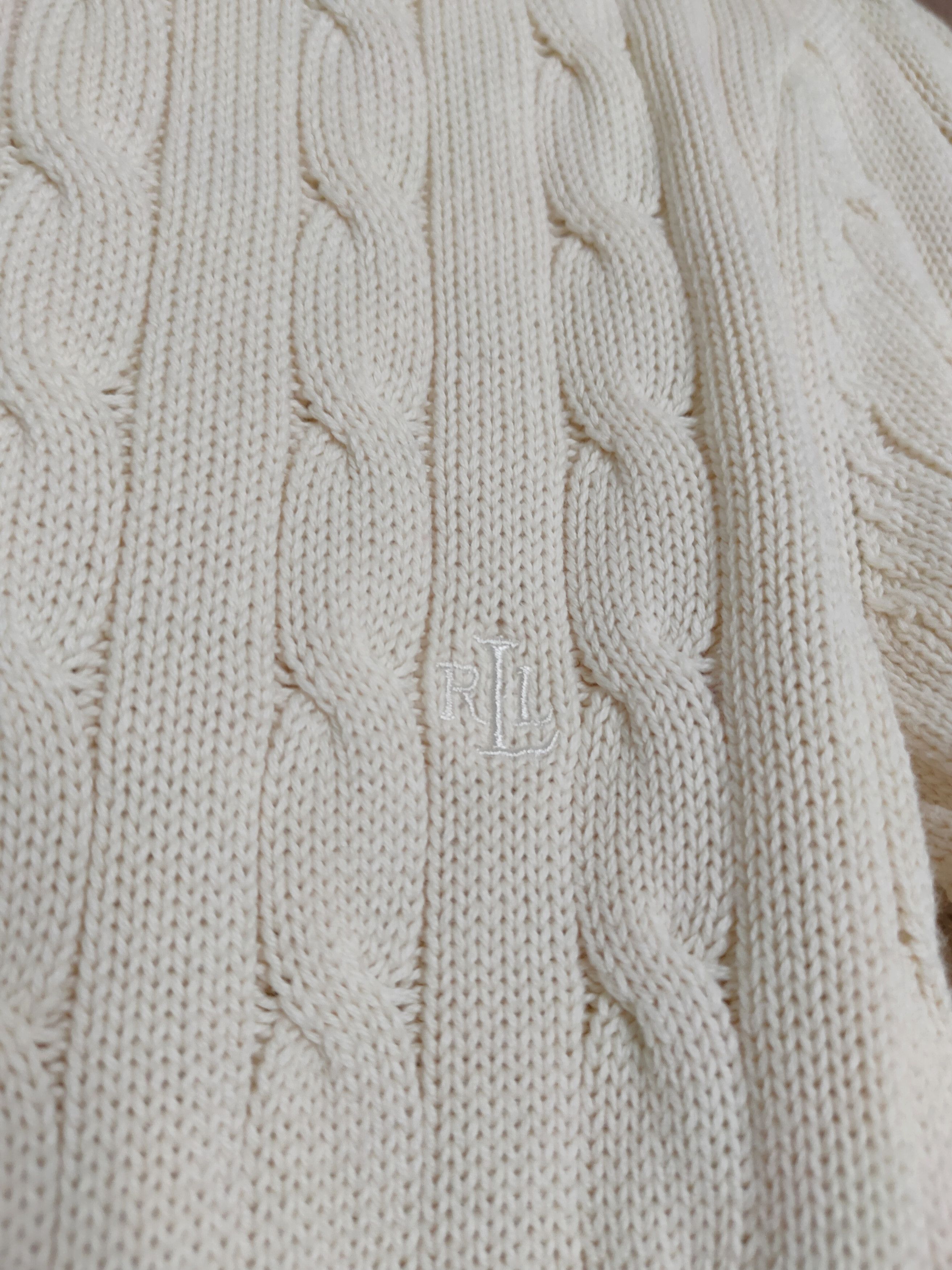 Lauren Ralph Lauren Lauren Ralph Lauren S Women's Knitted Sweater Polo RL Size S / US 4 / IT 40 - 8 Thumbnail