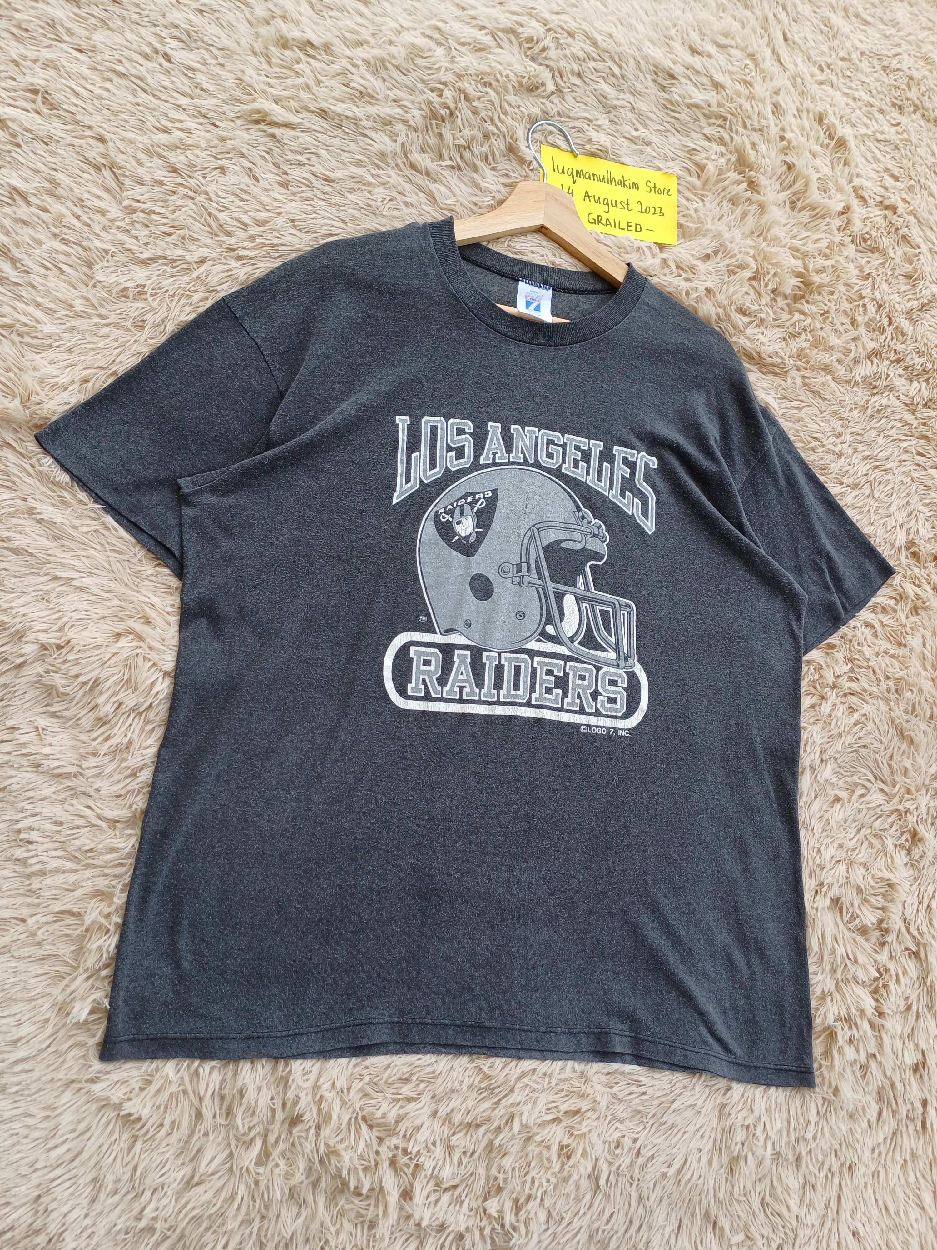 NFL Rare Vintage Oakland Raiders Los Angeles Tee Professional Size US L / EU 52-54 / 3 - 2 Thumbnail