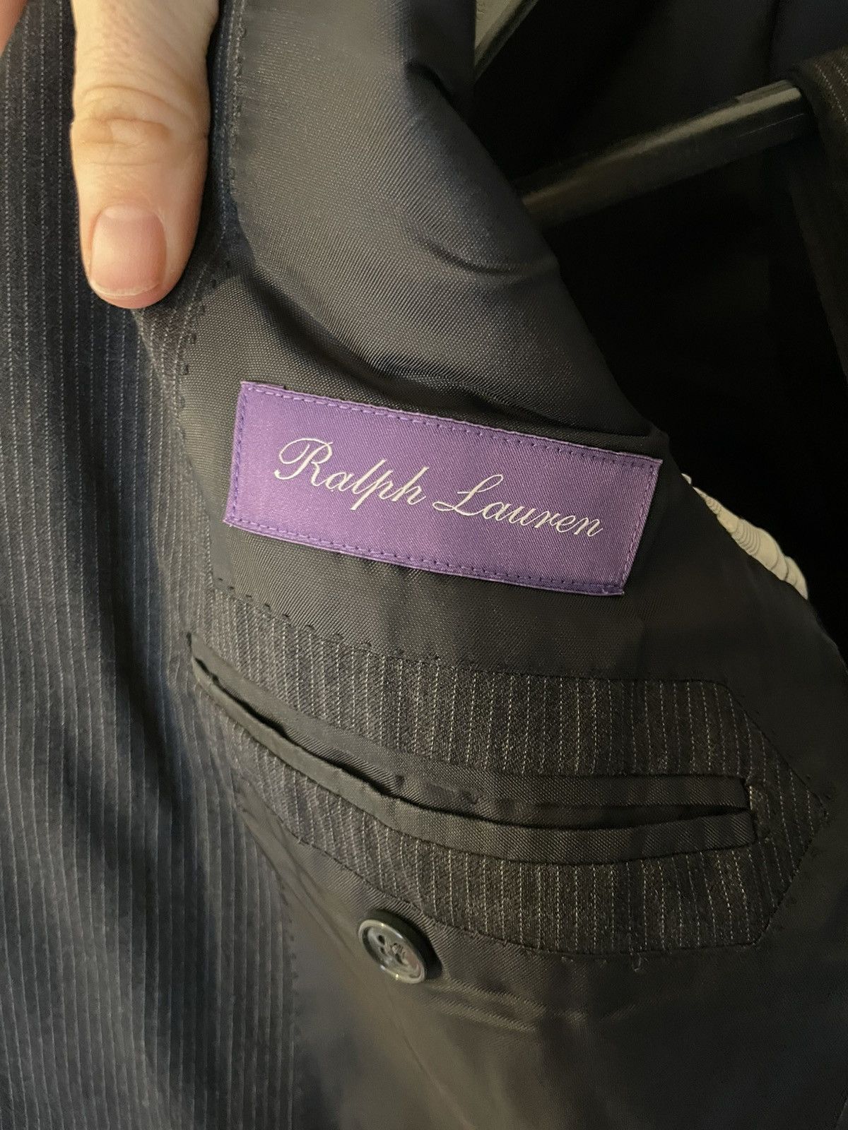 Ralph Lauren Purple Label Ralph Lauren Purple Label Custom suit jacket and trousers Size 38R - 4 Thumbnail