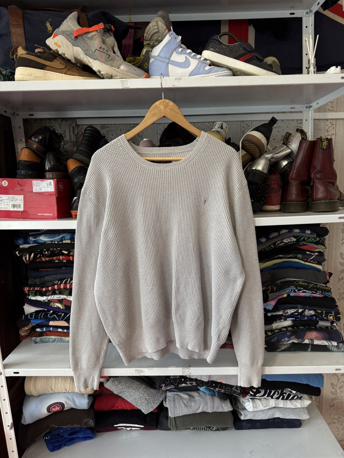 Other Vintage Allsaints Knitted Sweater Luxury Japanese Y2K Size US L / EU 52-54 / 3 - 1 Thumbnail