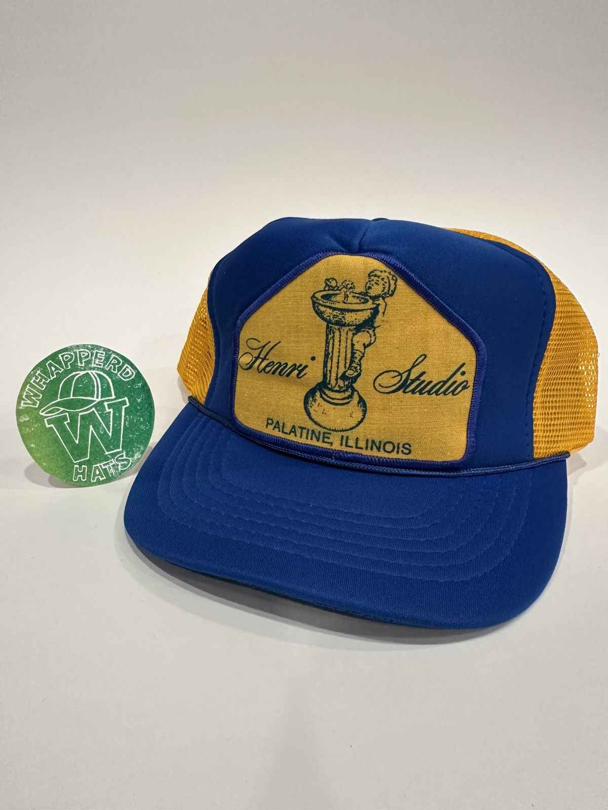 Vintage Vintage Henri Studio Trucker Snapback Size ONE SIZE - 1 Thumbnail