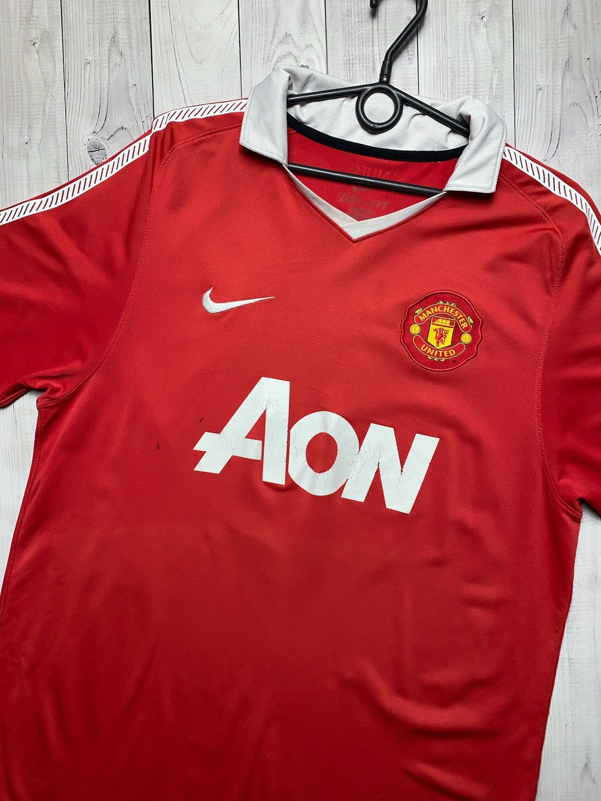 Nike × Vintage Vintage Nike Manchester United soccer jersey 10 Rooney L Size US L / EU 52-54 / 3 - 3 Thumbnail