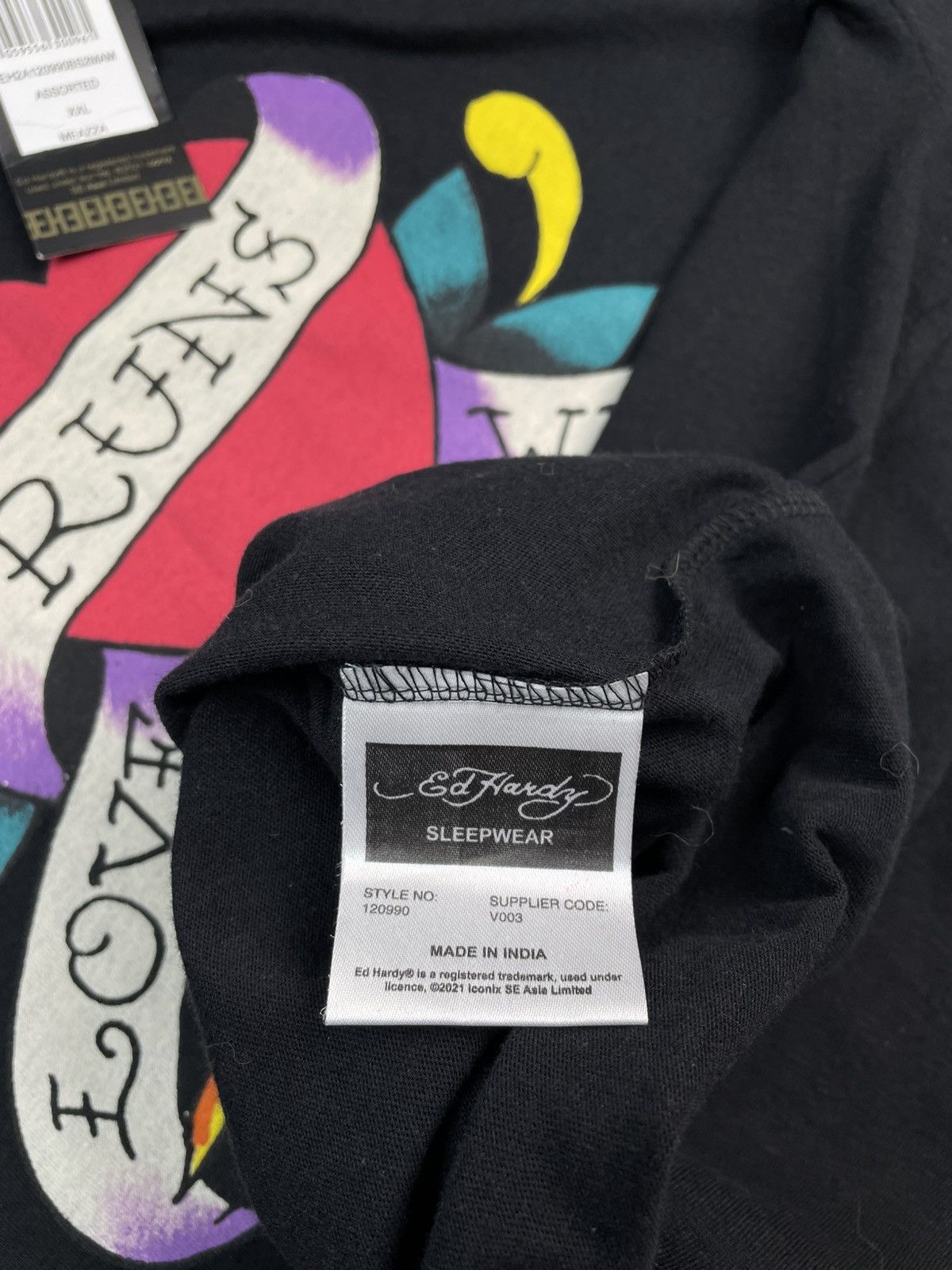 Ed Hardy Ed Hardy T-shirt Big Logo Size US XXL / EU 58 / 5 - 5 Thumbnail